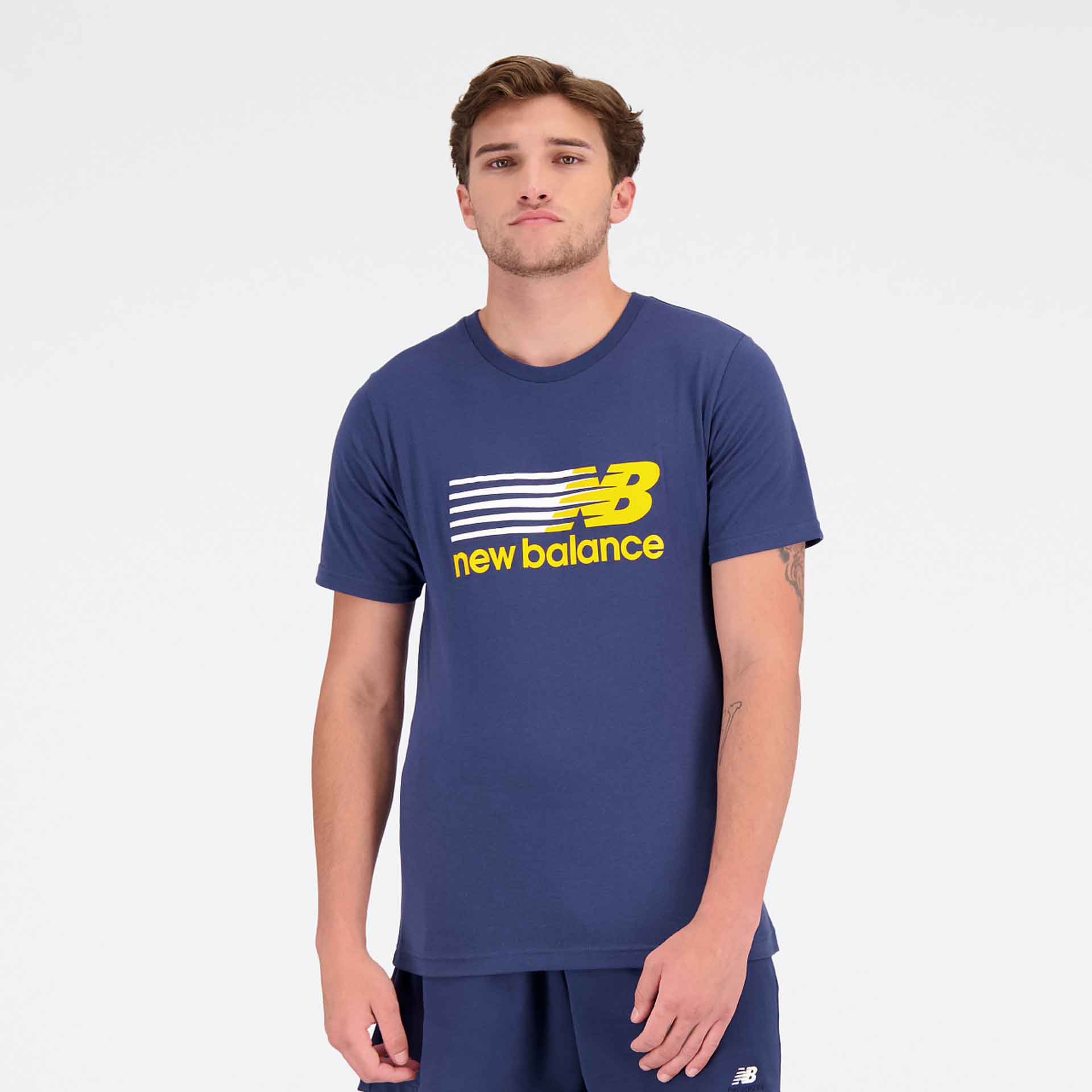New Balance Sport Core Plus Graphic T-Shirt Navy