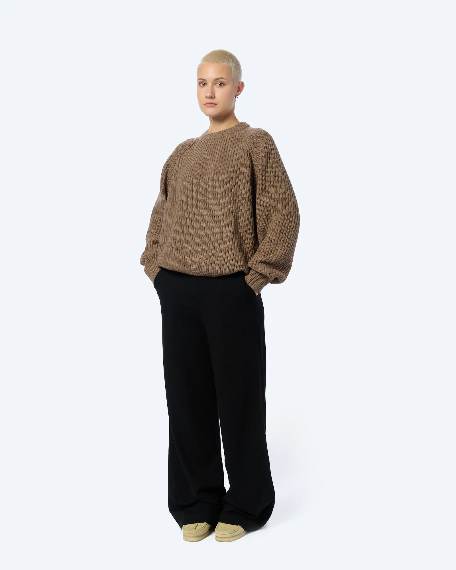 ARMEDANGELS KAAGI Knit Sweatshirt Cinnamon Dust Melange