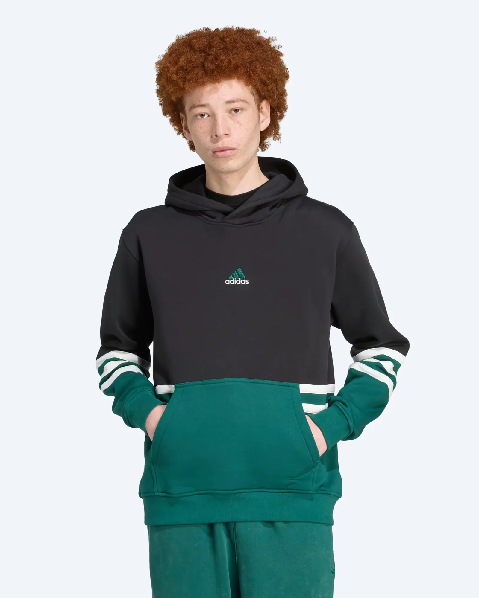 adidas Originals Archive Hoodie Black/Collegiate Green