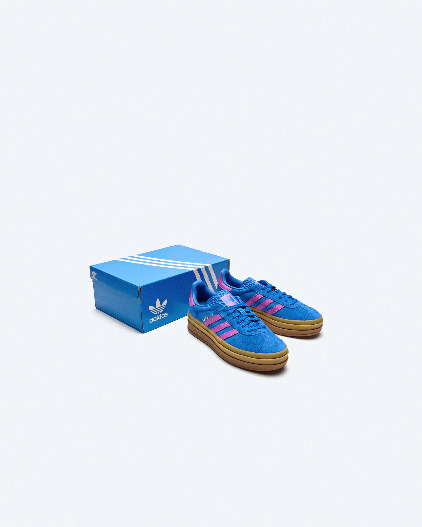 adidas Originals Gazelle Bold Sneaker Blue Purple Burst Blue