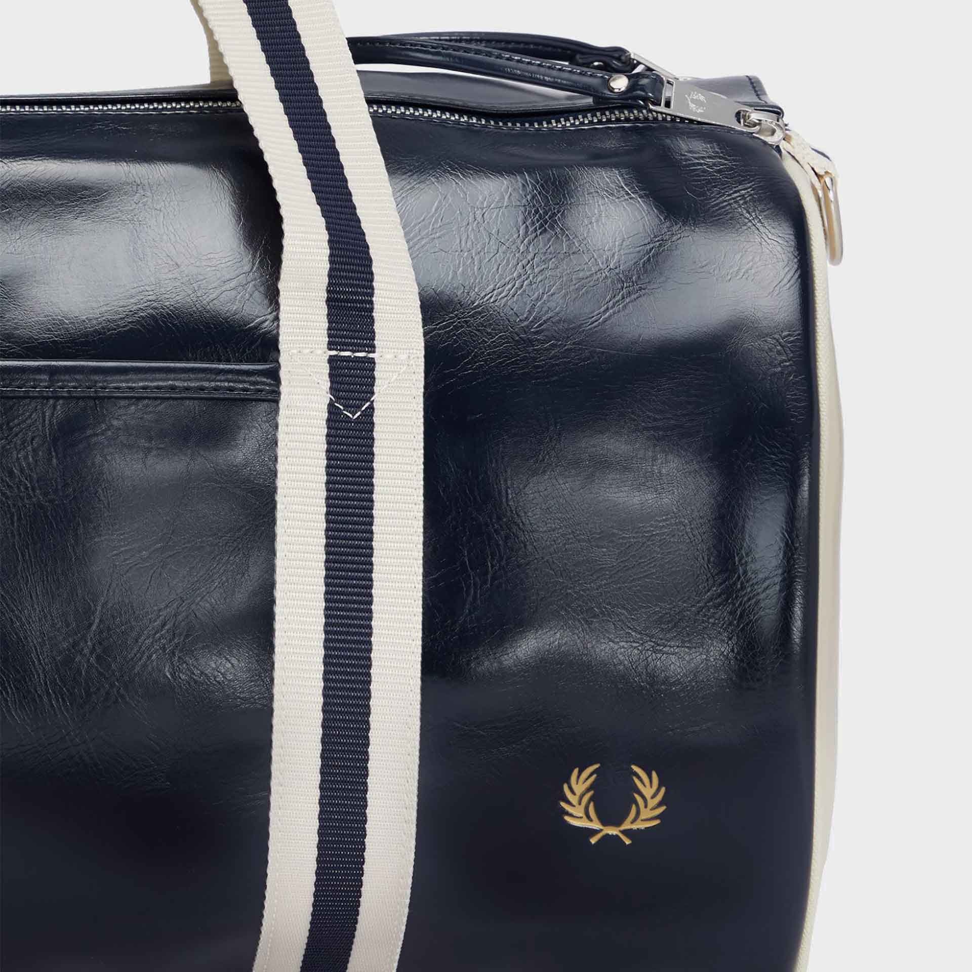 Fred Perry Classic Barrel Bag Navy/Ecru