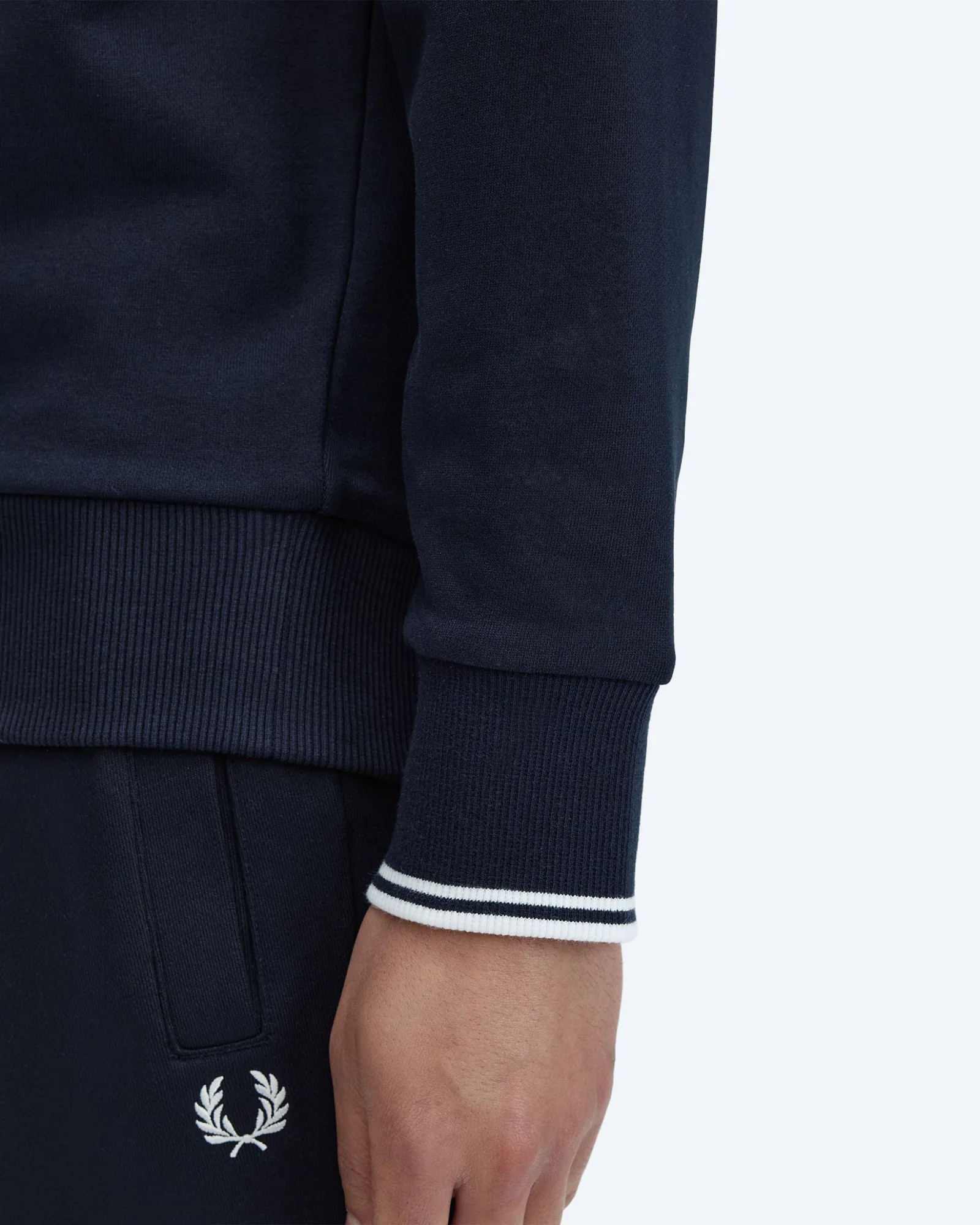 Fred Perry Crew Neck Sweatshirt Navy