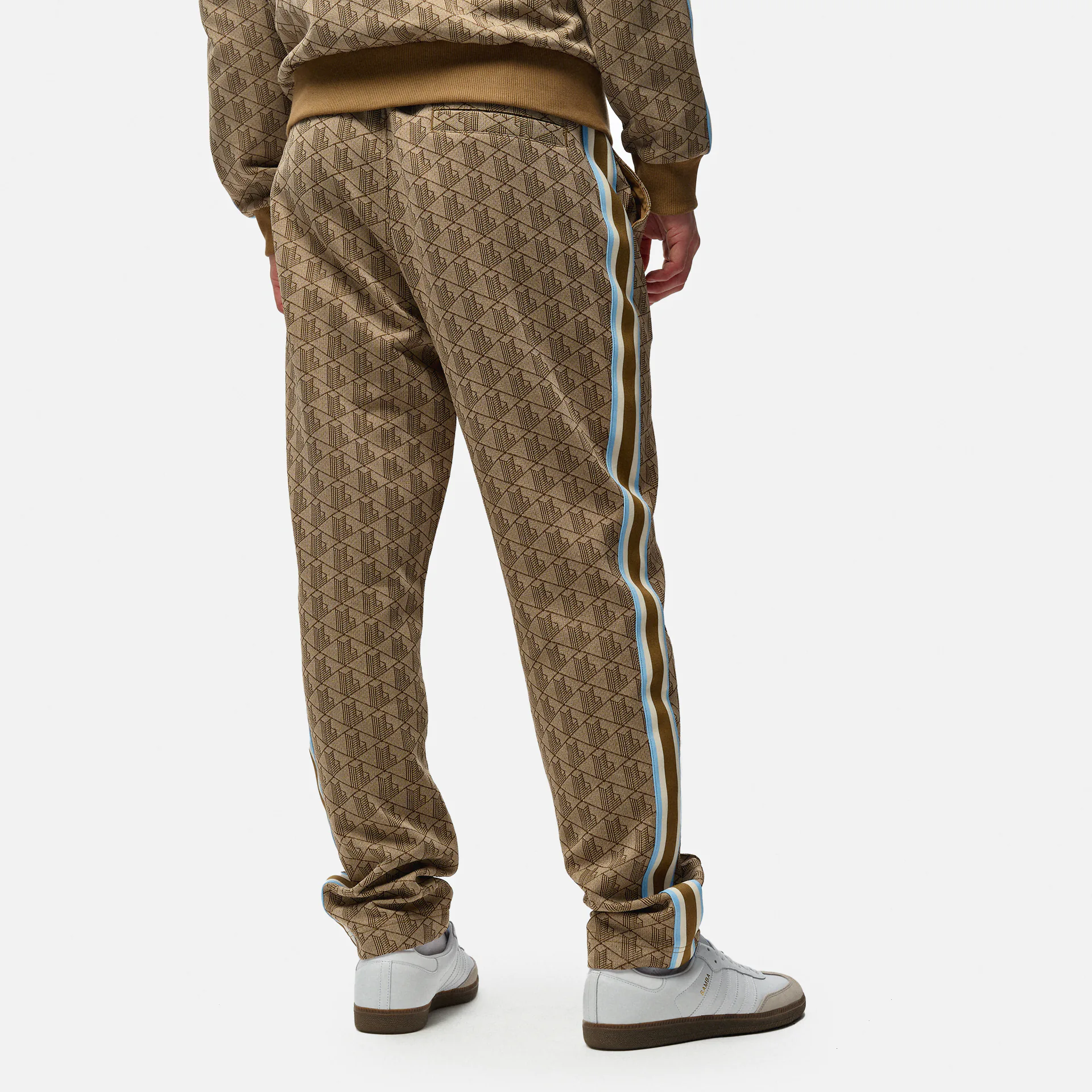 Lacoste Monogram Track Pants Croissant/Cookie