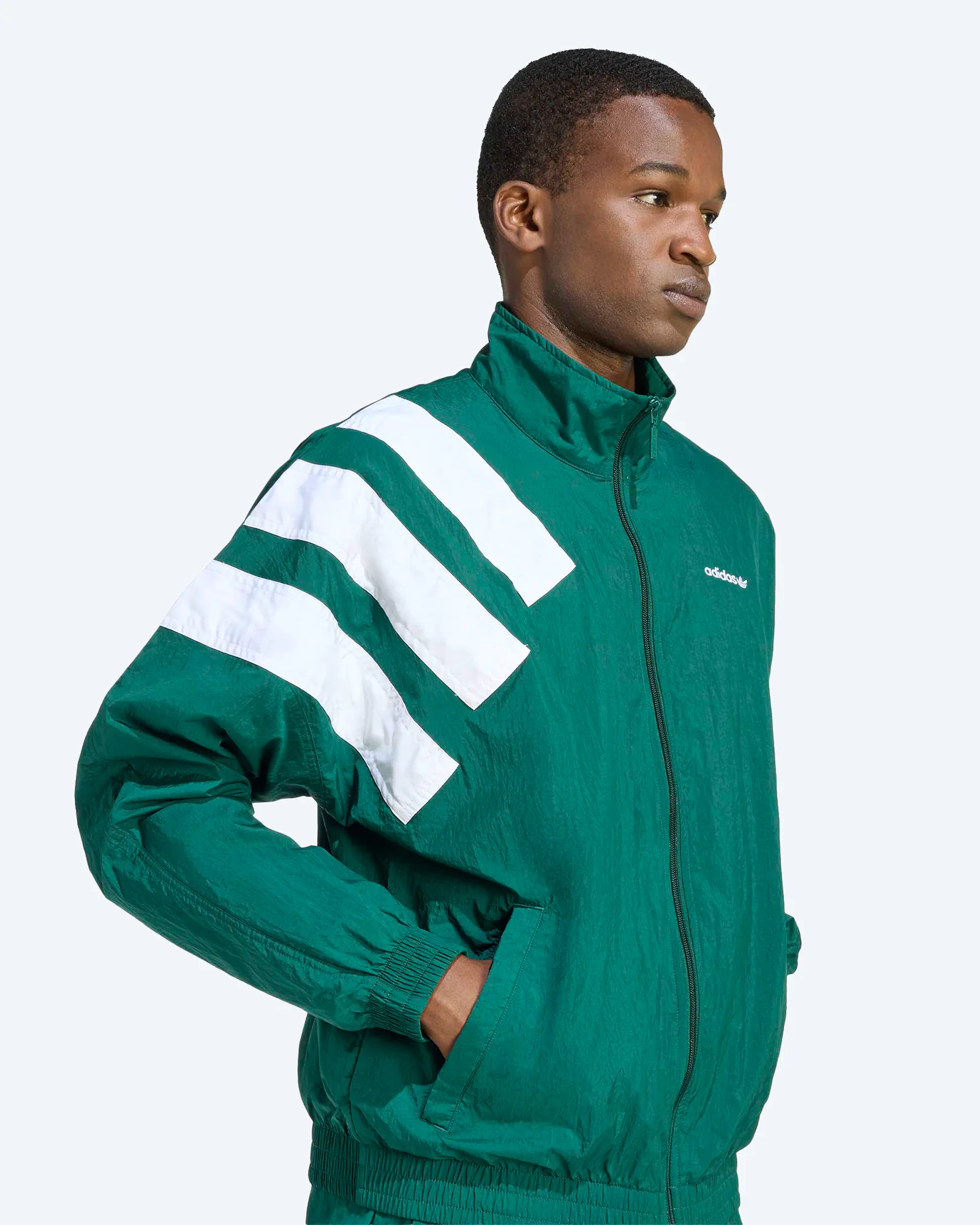 Originals Archive Blocked Track Top Core Green/White