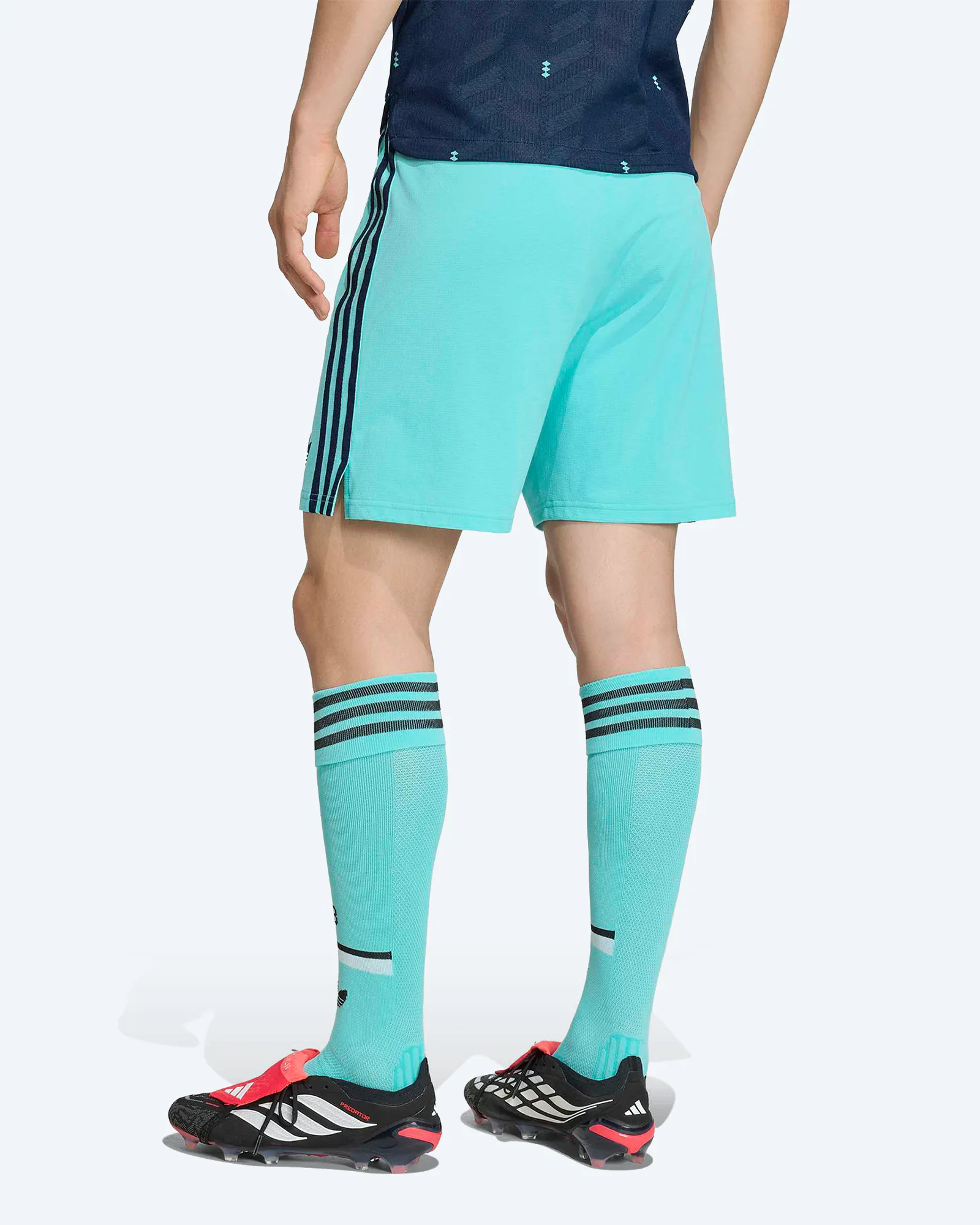 DFB 26 Away Authentic Shorts Flash Aqua