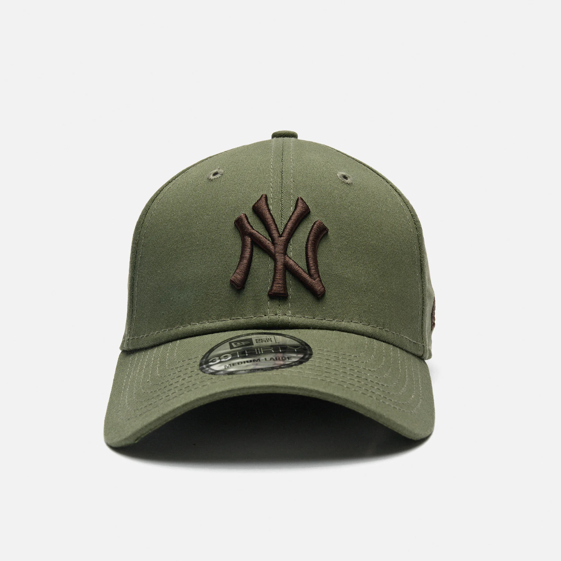 New Era MLB NY Yankees League Essential 39Thirty Stretch Fit Cap Olive