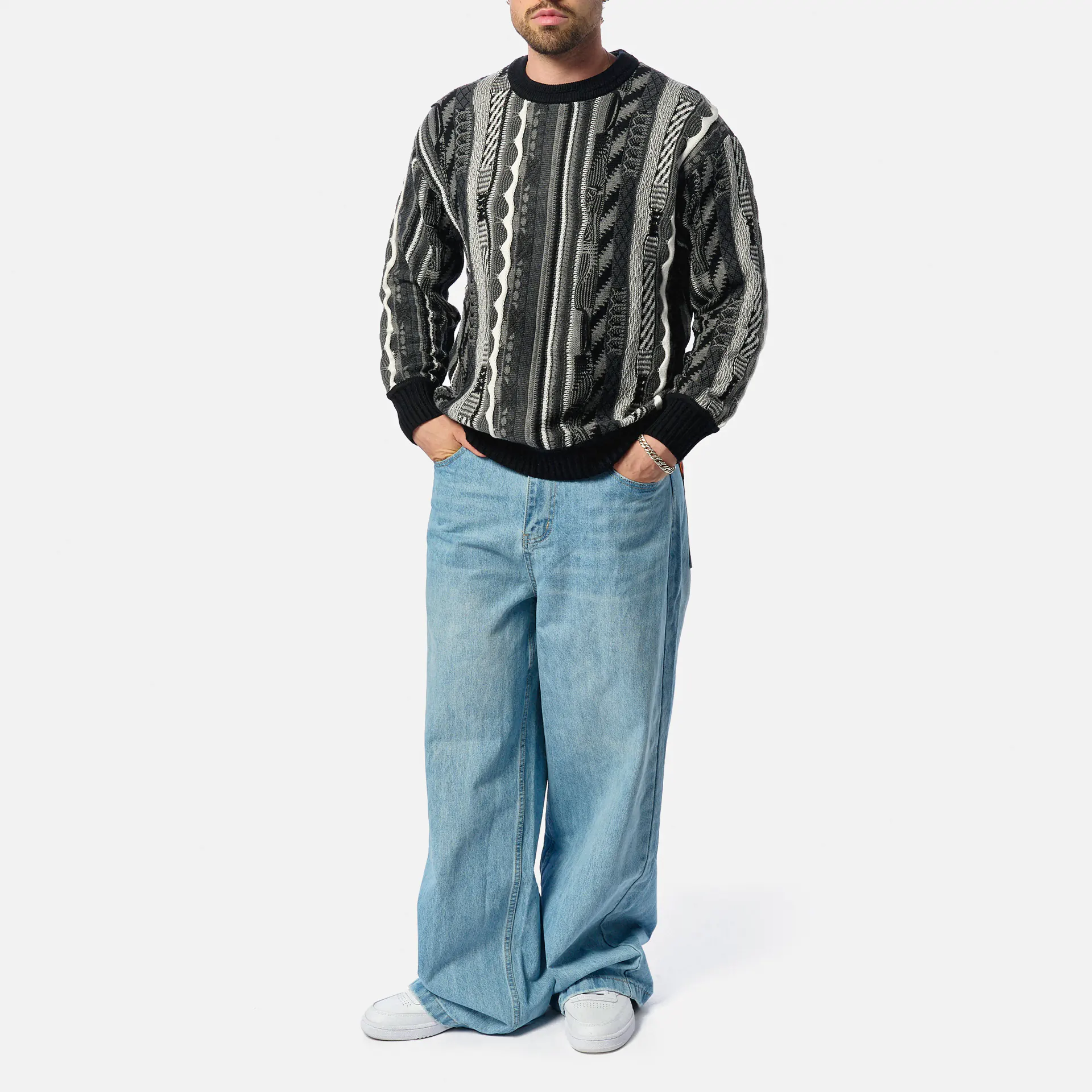 Colucci Crewneck Sweater Black Multi