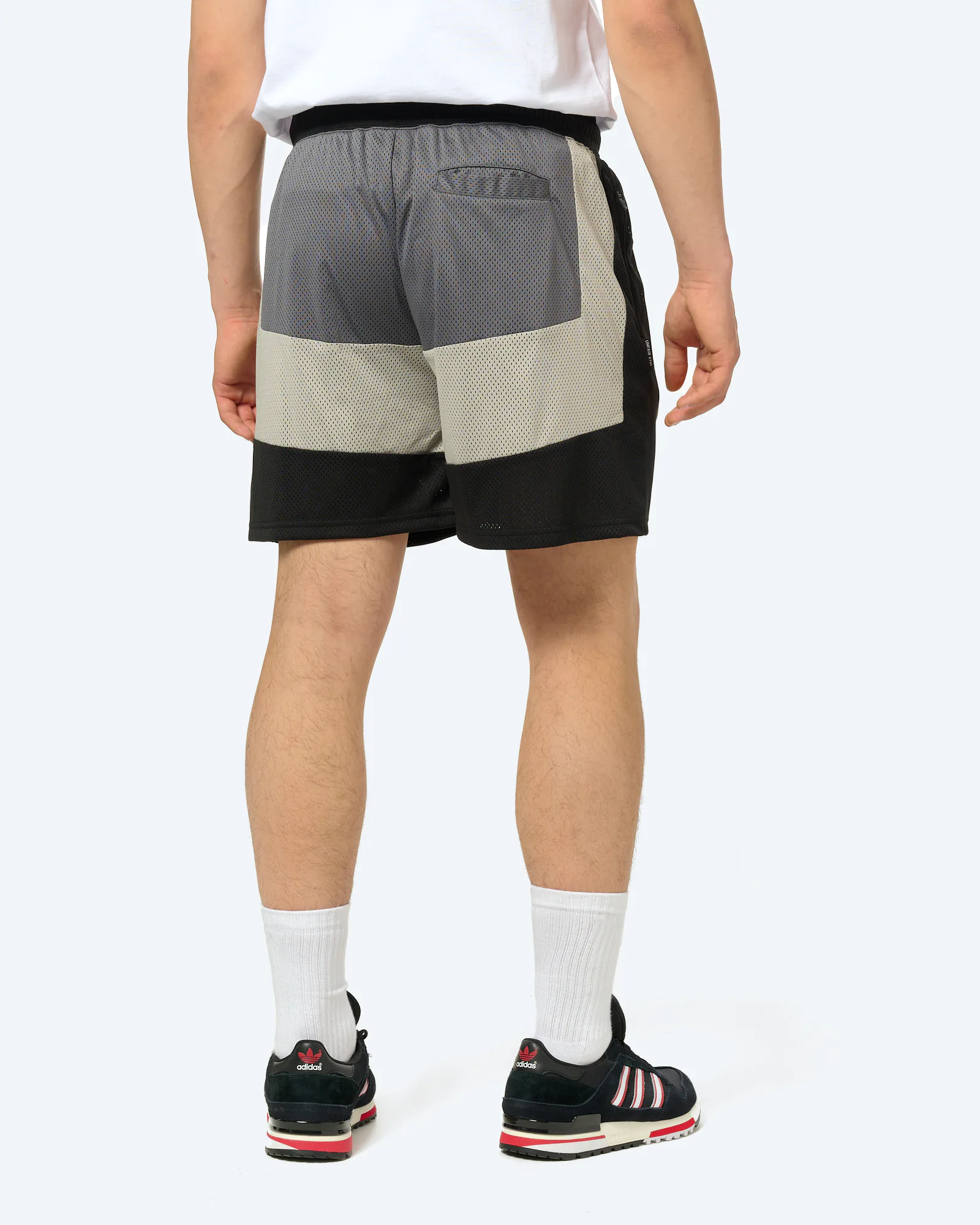 Unfair Athletics Three Tone Mesh Shorts Grey/Black