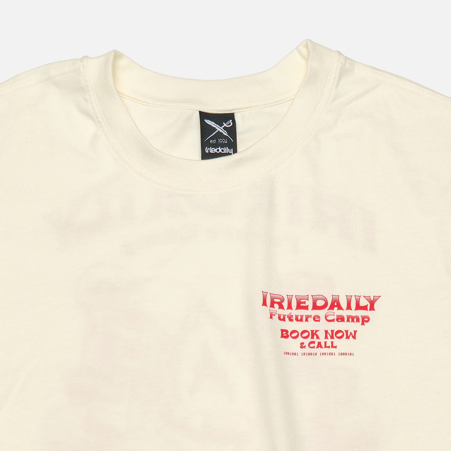 Iriedaily Future Camp T-Shirt Off White