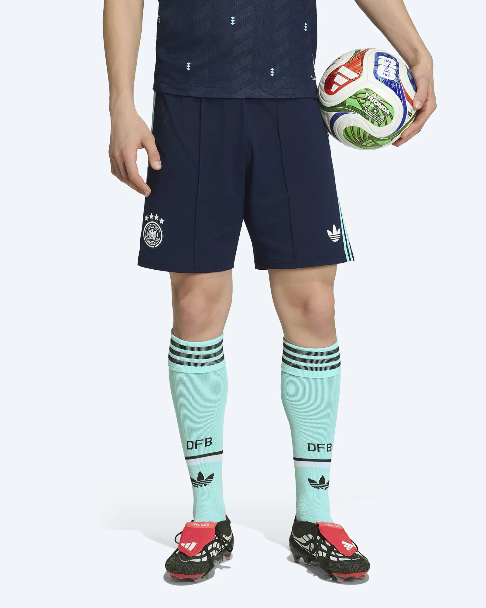 DFB 26 Away Authentic Shorts Collegiate Navy