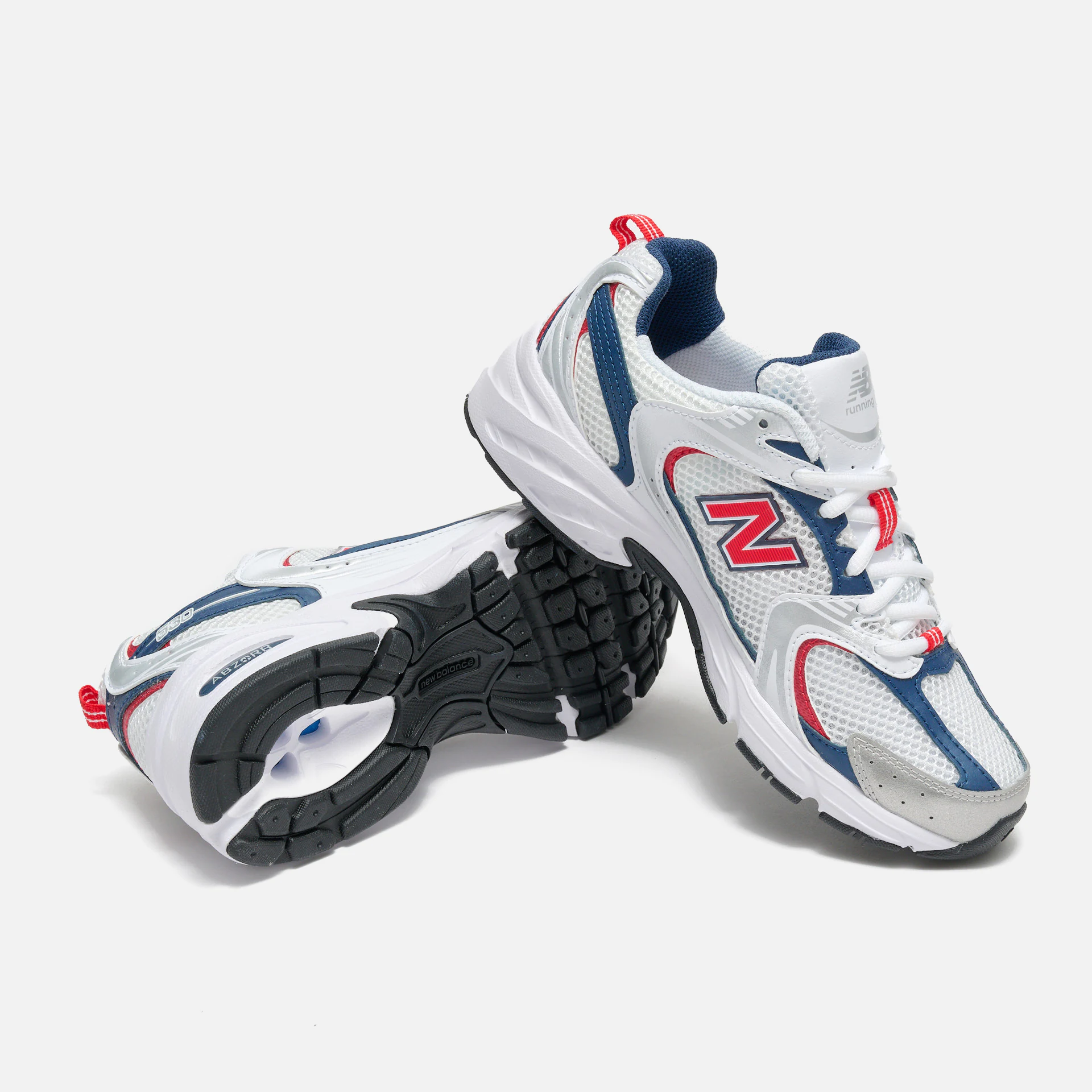 New Balance MR530LO Sneaker White/Silver Metallic/Navy
