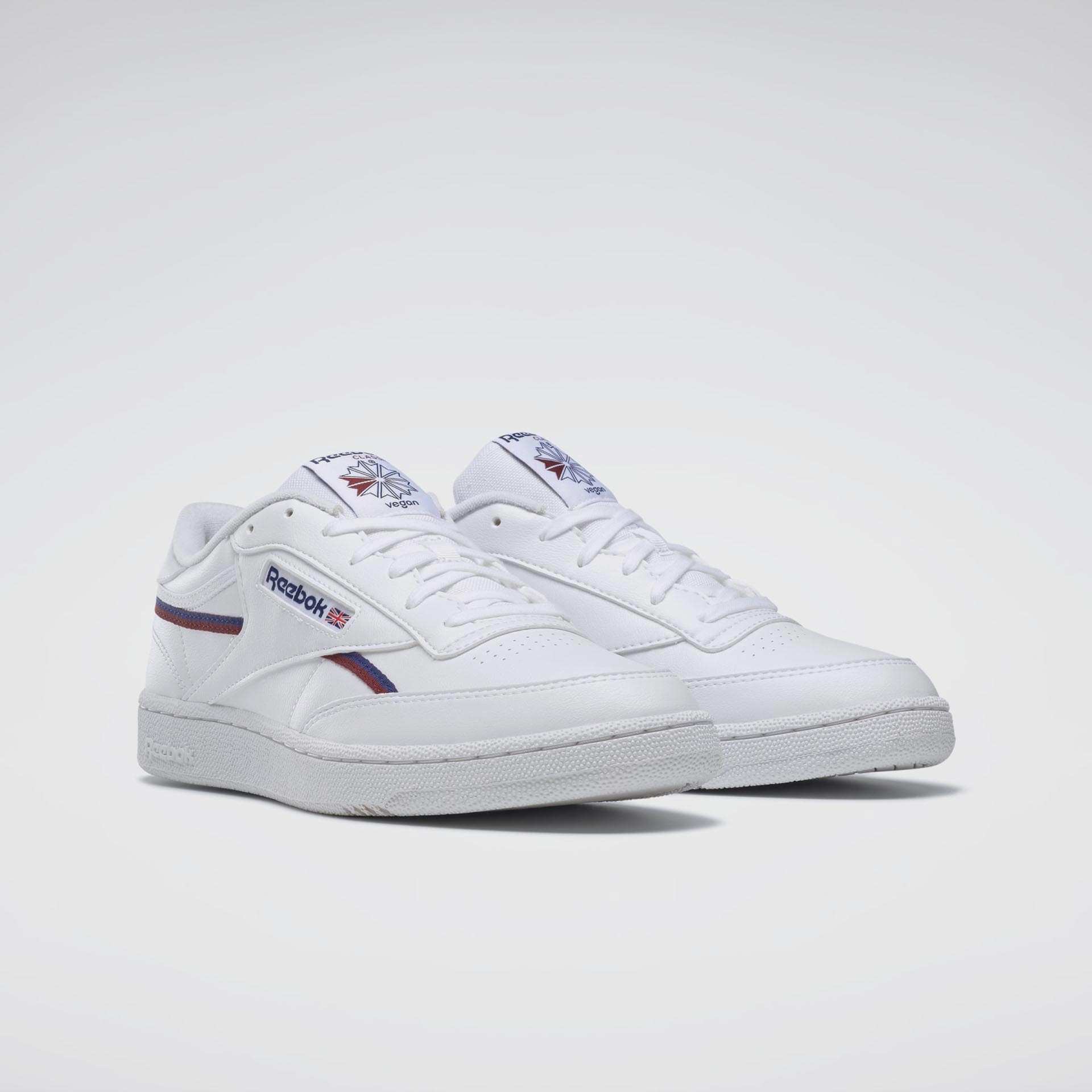 Reebok Club C 85 Vegan  Sneaker Cloud White/Cobalt/Burgundy