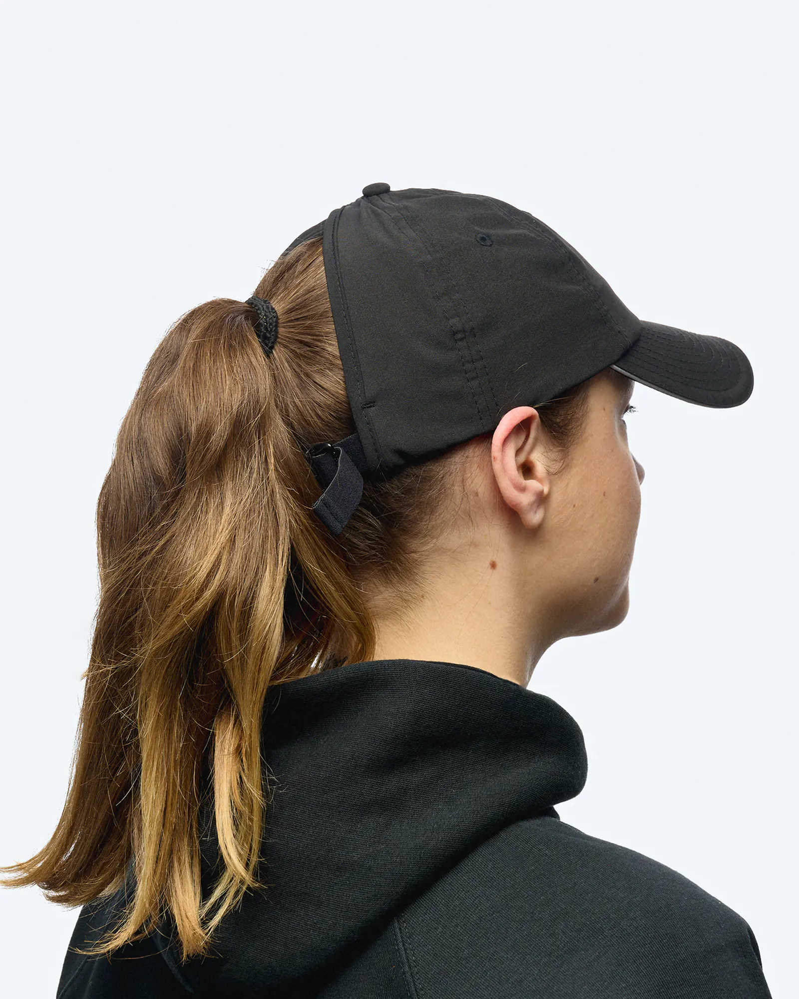 New Era Women Open Back 9Forty Strapback Cap Black New Era Women Open Back 9Forty Strapback Cap Black
