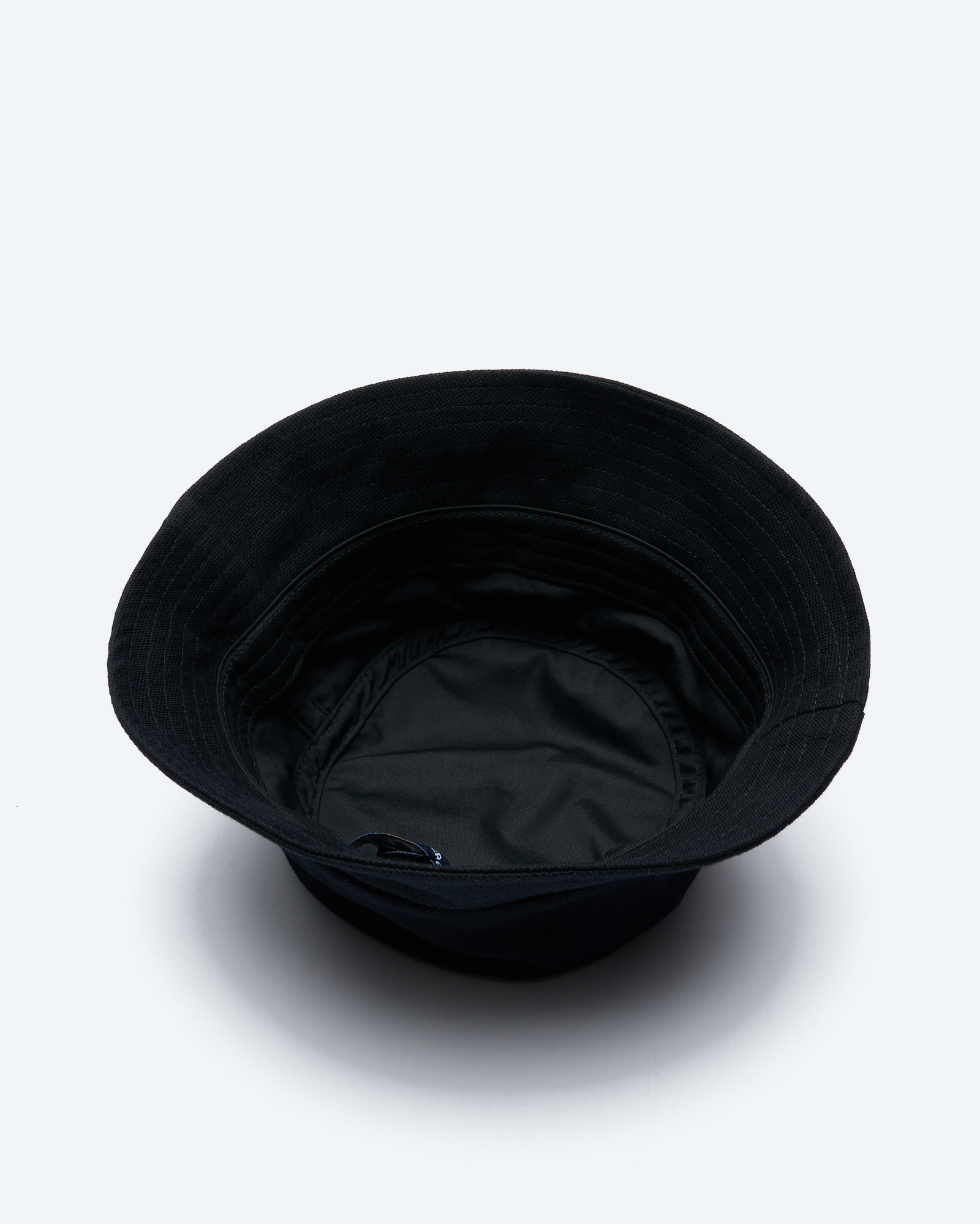 Fred Perry Pique Bucket Hat Black/Snowwhite