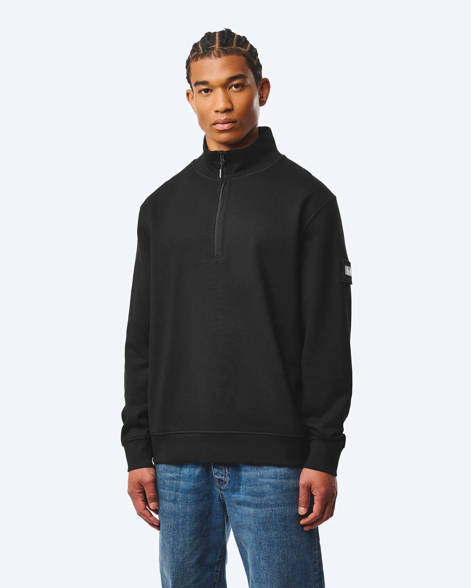 Kraviz 1/4 Zip Sweater Black