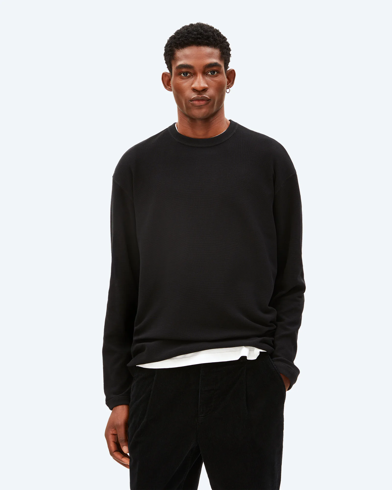 Maarkos Waffle T-Shirt Black