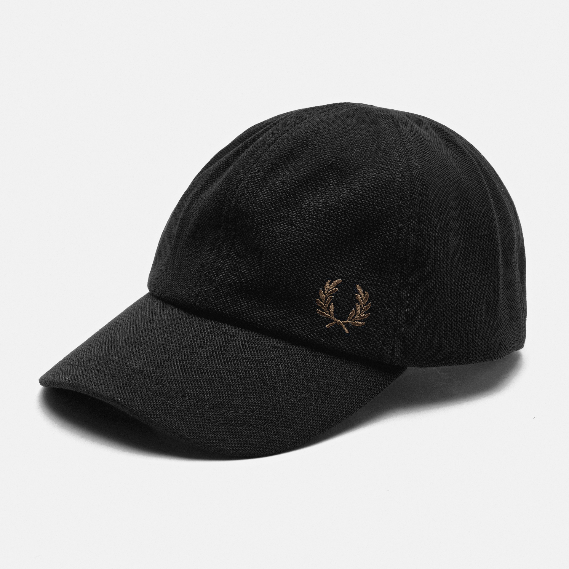 Fred Perry Pique Classic Cap Black/Shaded Stone