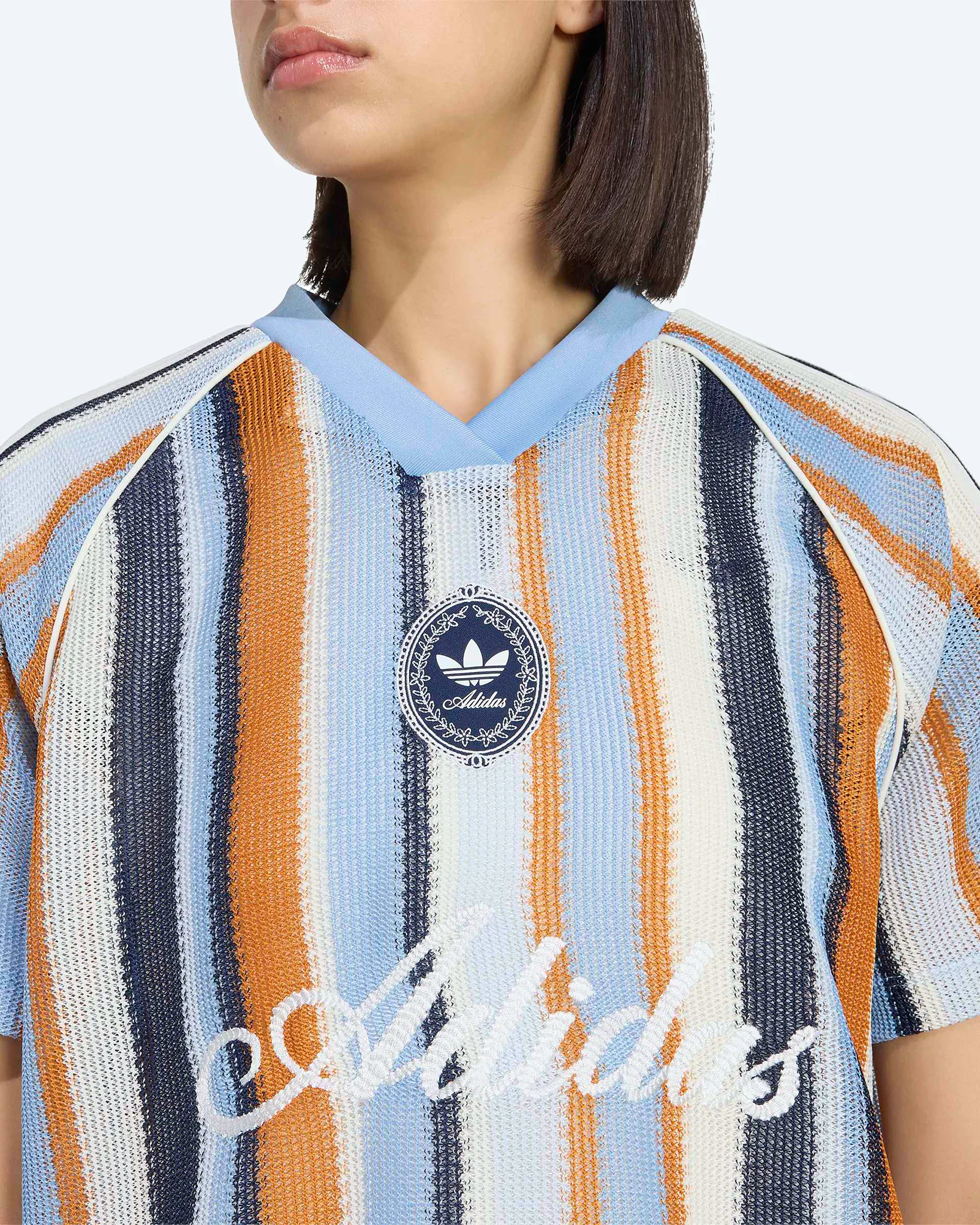 Summer Glow Knitted Oversize Jersey Ashblue/Ashblue
