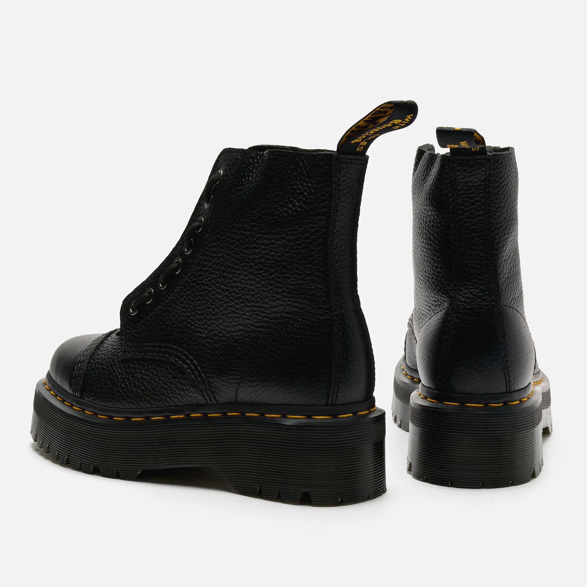 Dr. Martens Sinclair Milled Nappa Plateau Boots Black