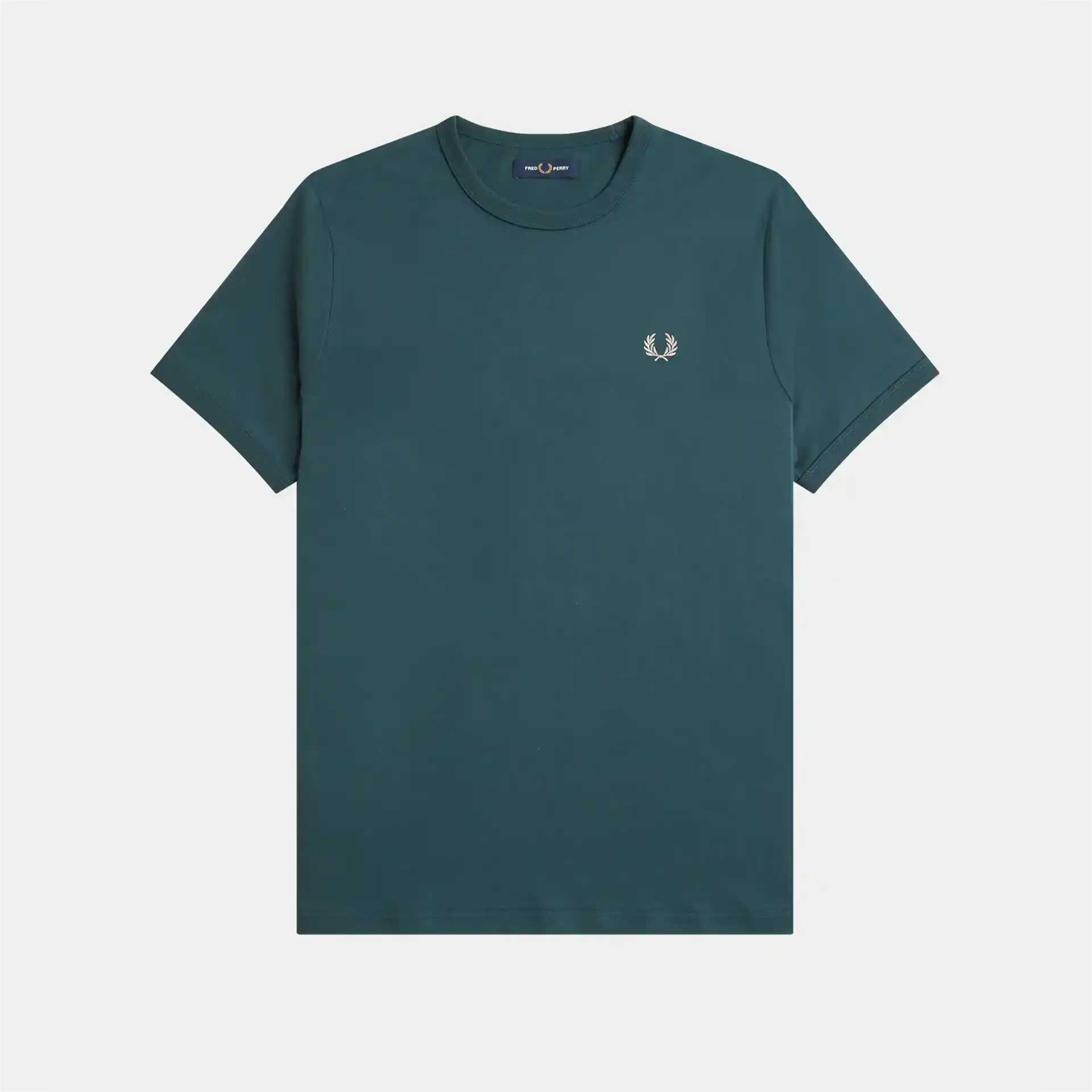 Fred Perry Ringer T-Shirt Petrol Blue