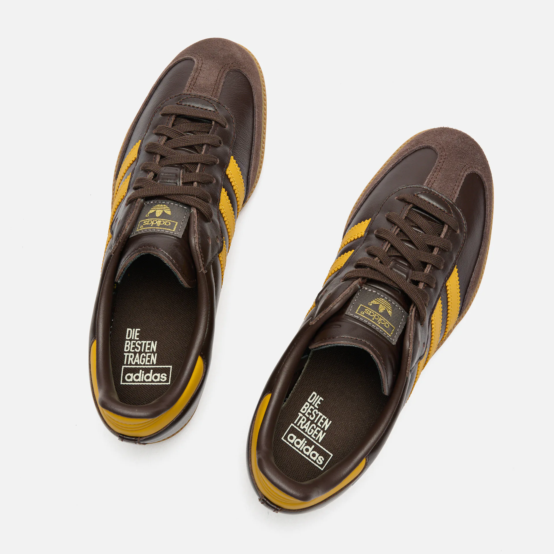 adidas Samba Sneaker OG Dark Brown/Preloved Yellow/Gum