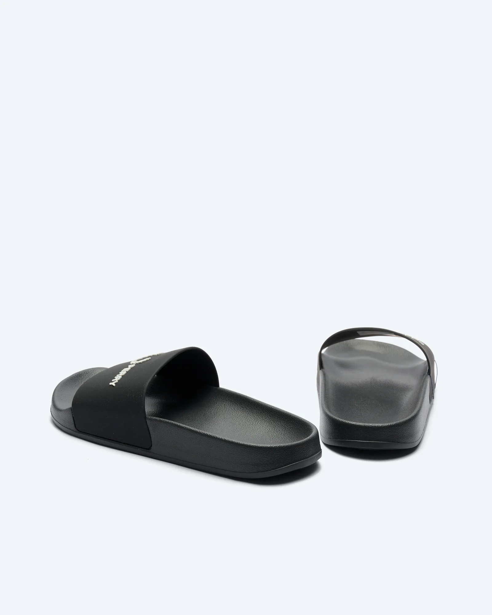 Fred Perry Branded Slides Black