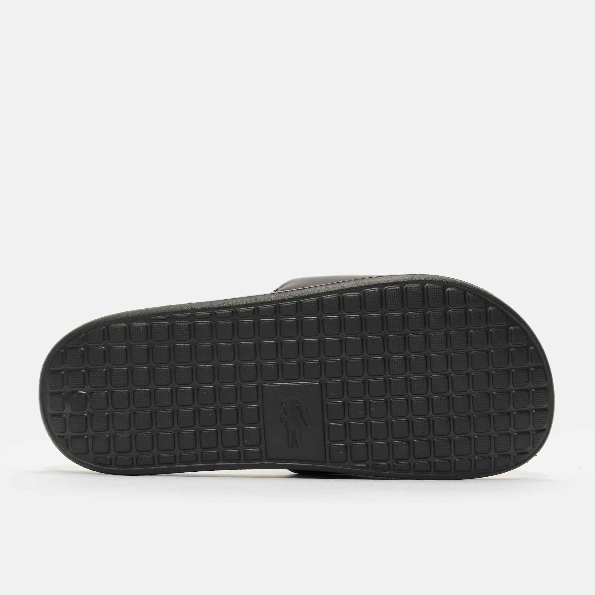 Lacoste Croco 1.0 Slides Black/White