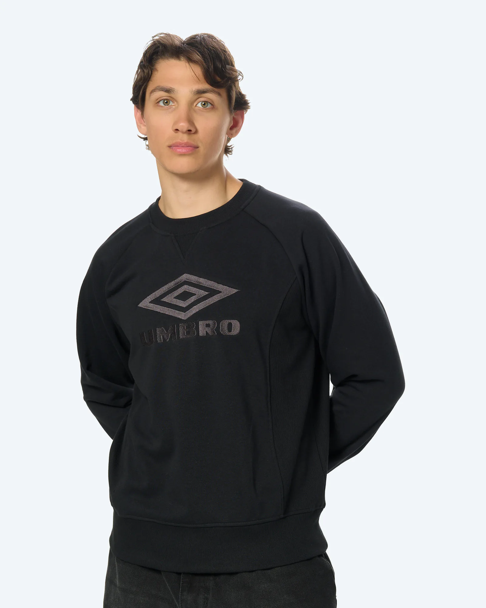 Umbro Iconic Sweat Black/Volcanic Ash