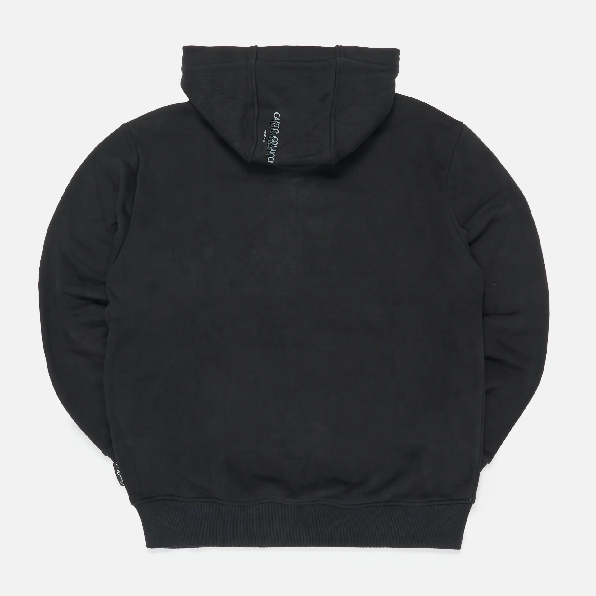 Carlo Colucci New Basic Zip-Hoodie Black