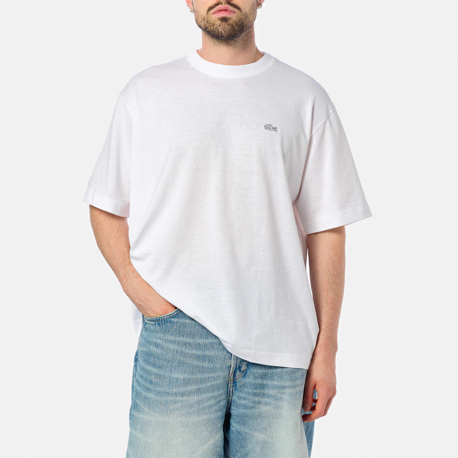 Lacoste Loose Fit-T-Shirt White