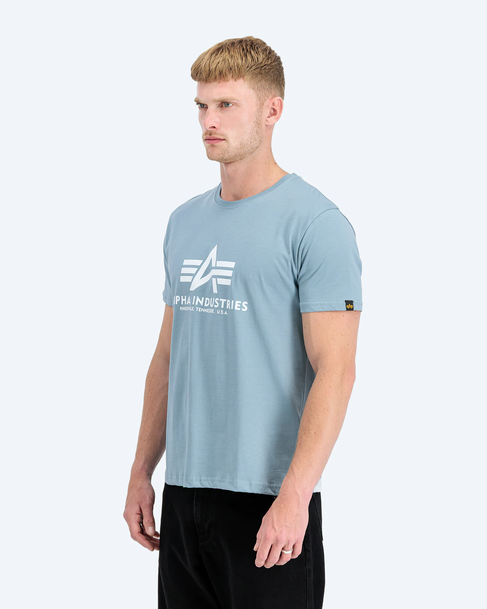Basic T-Shirt Grey/Blue
