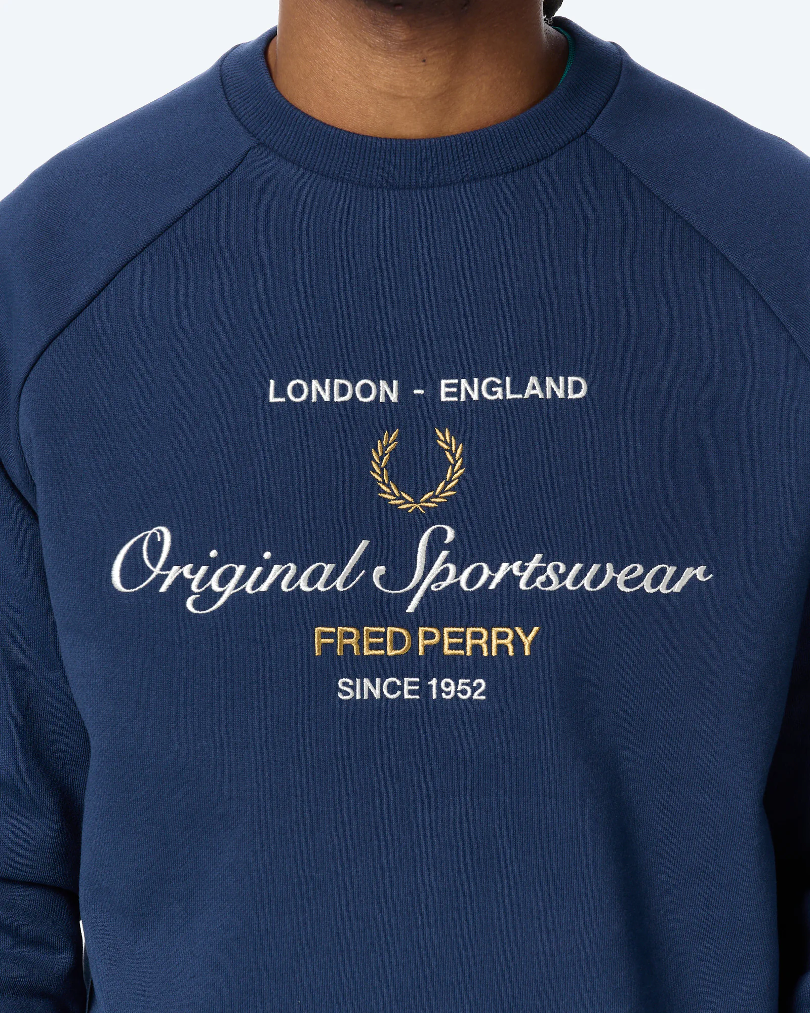 Fred Perry Original Sportswear Sweatshirt Tennis Blue