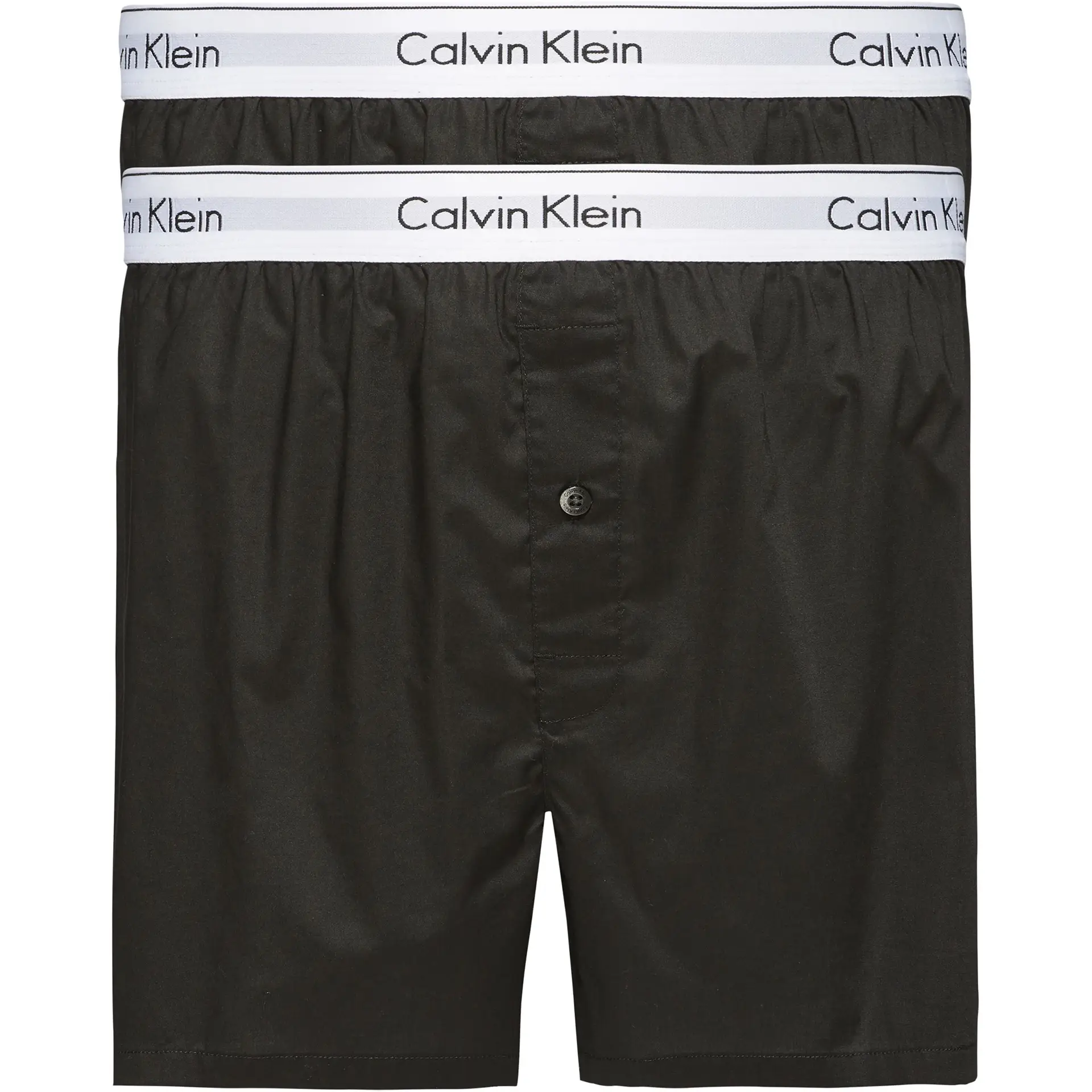 Calvin Klein 2P Boxer Slim Black/Black