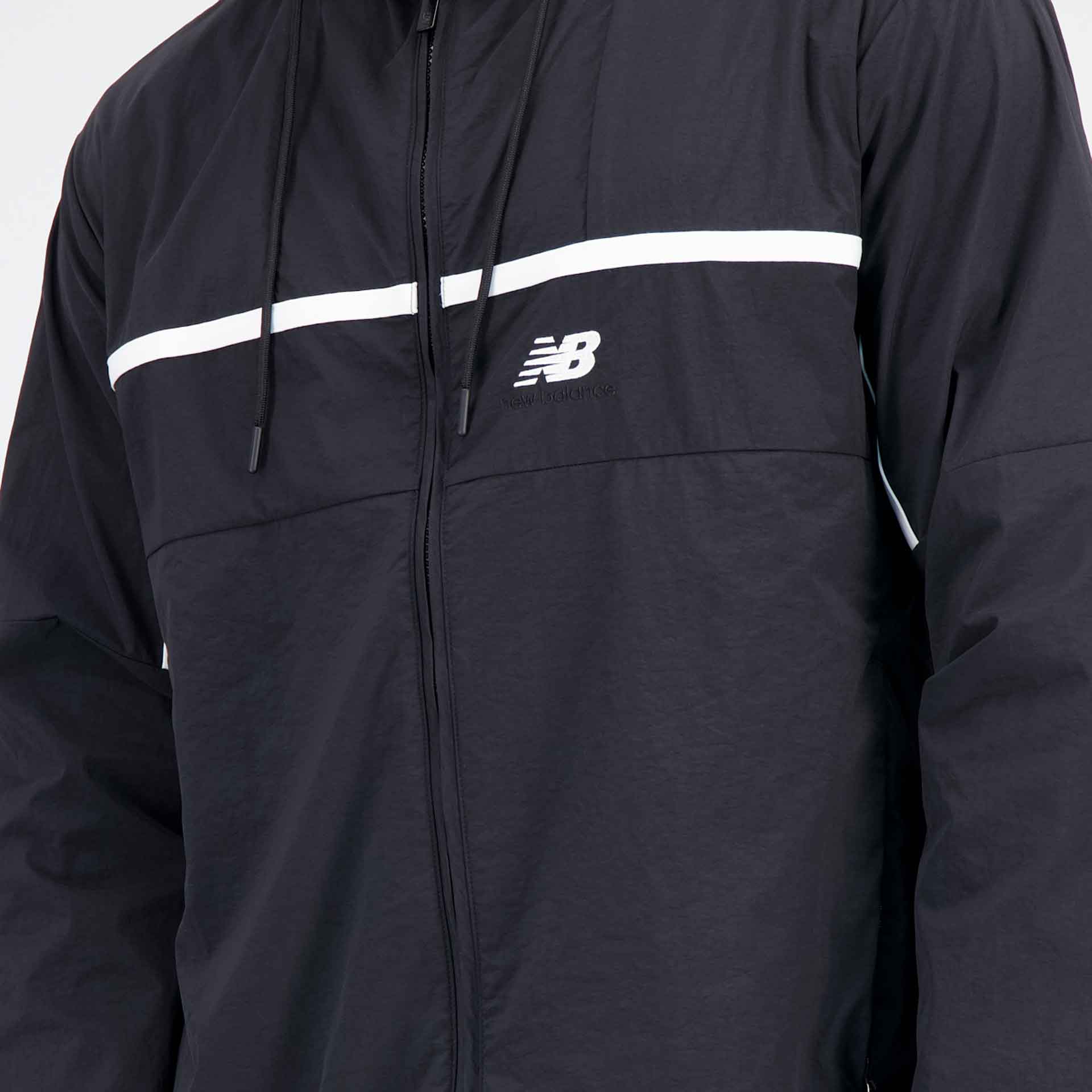 New Balance Sport Essentials Premium Woven Windbreaker Jacket Black