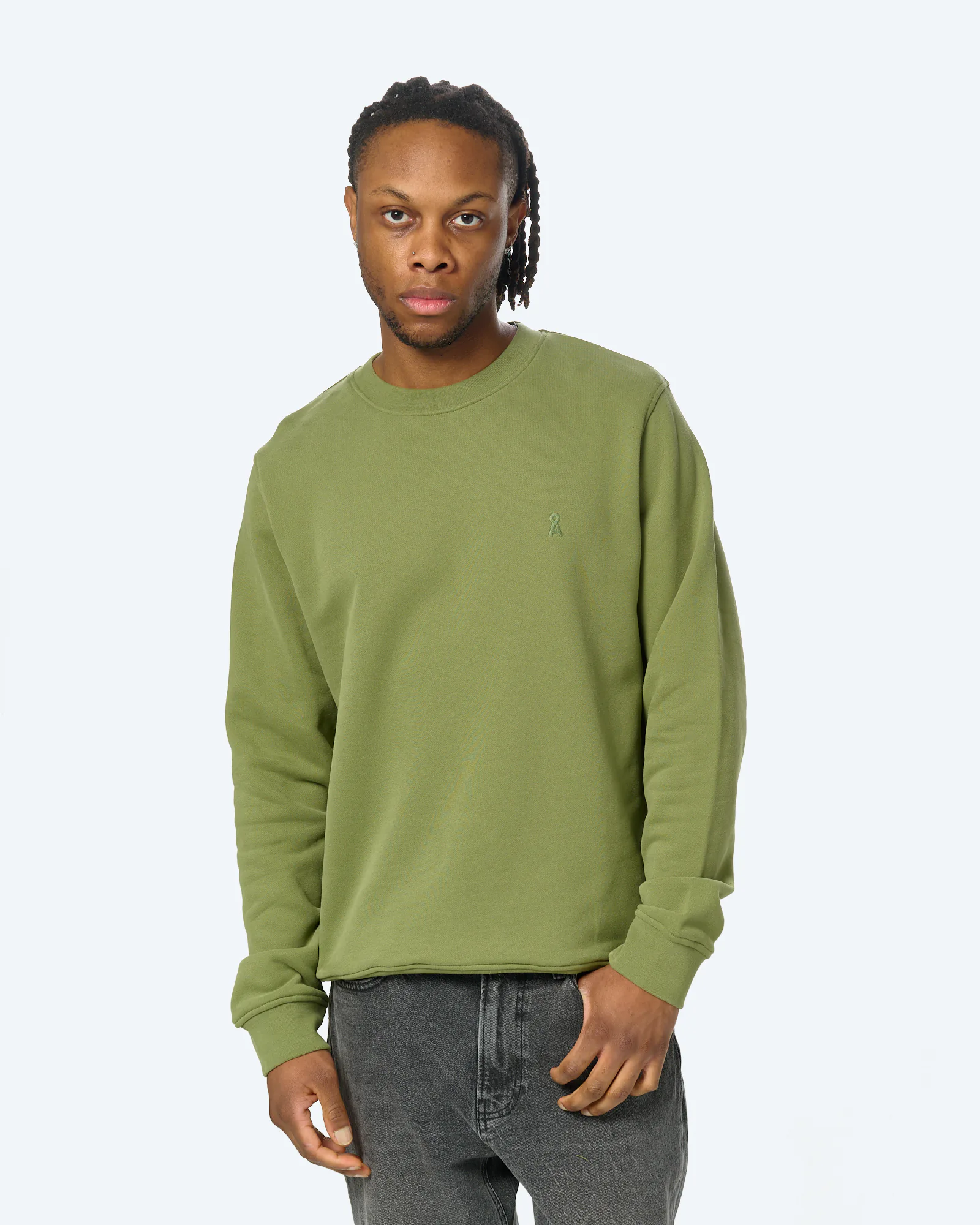 ARMEDANGELS BAARO LOOP Sweatshirt Fatigue Green