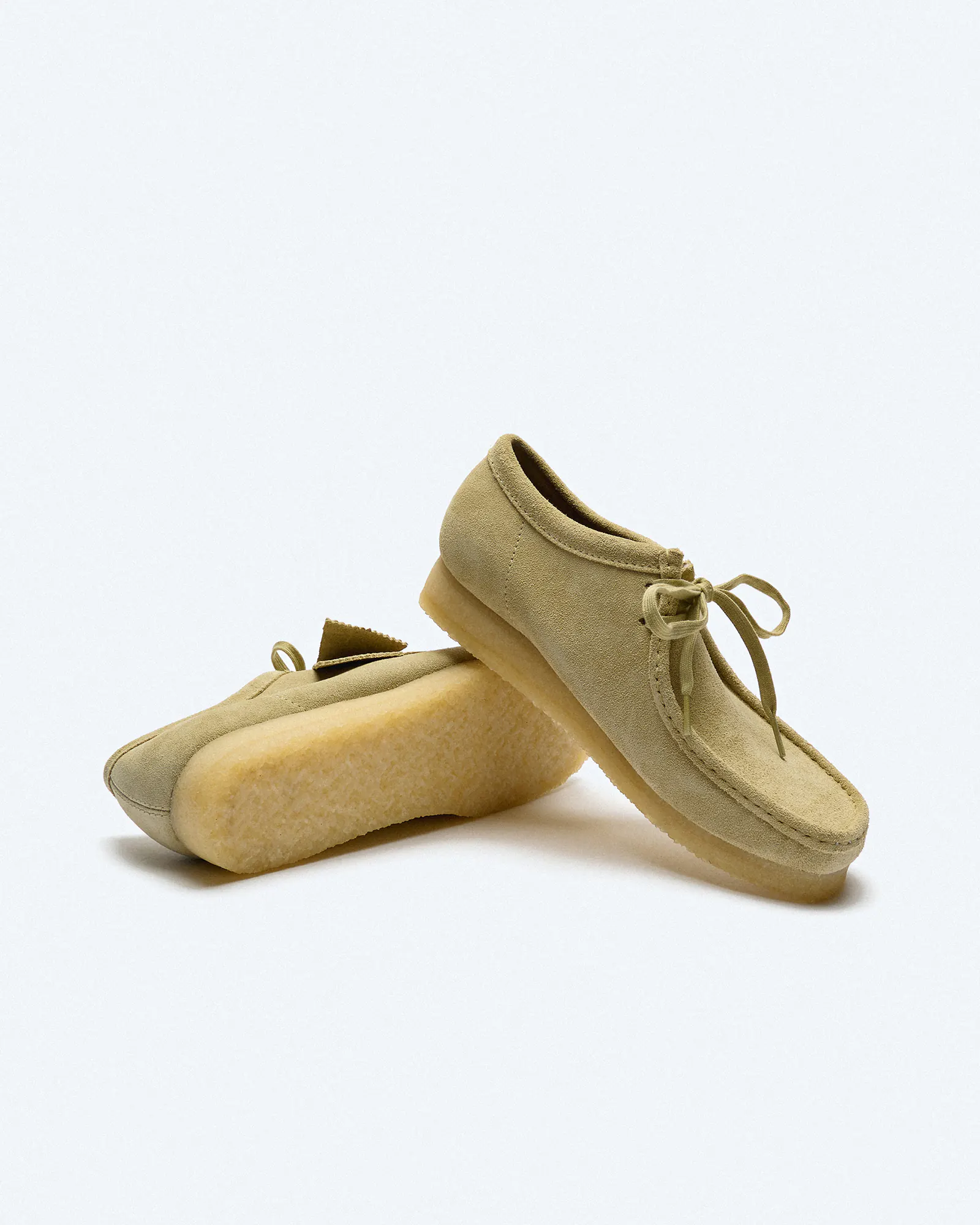 Clarks Men's Wallabee Suede Shoes Maple