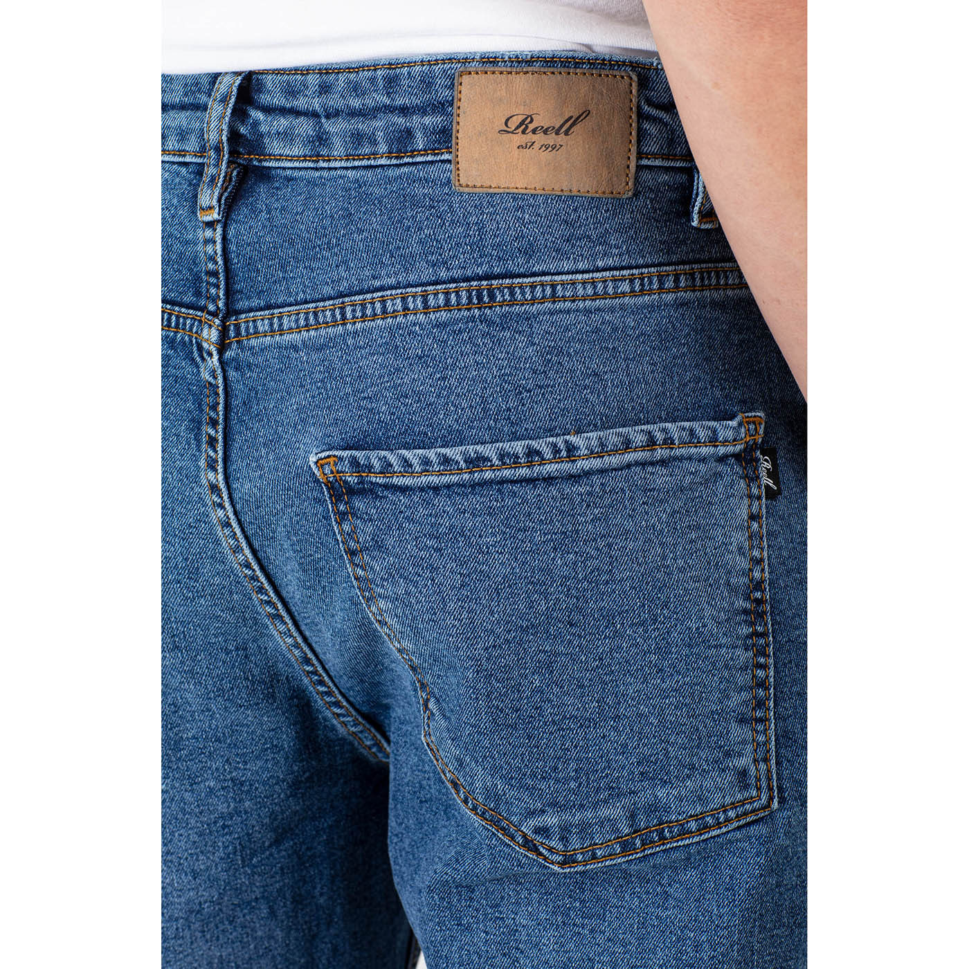 Reell Jeans Rave Tapered Fit Jeans Retro Mid Blue