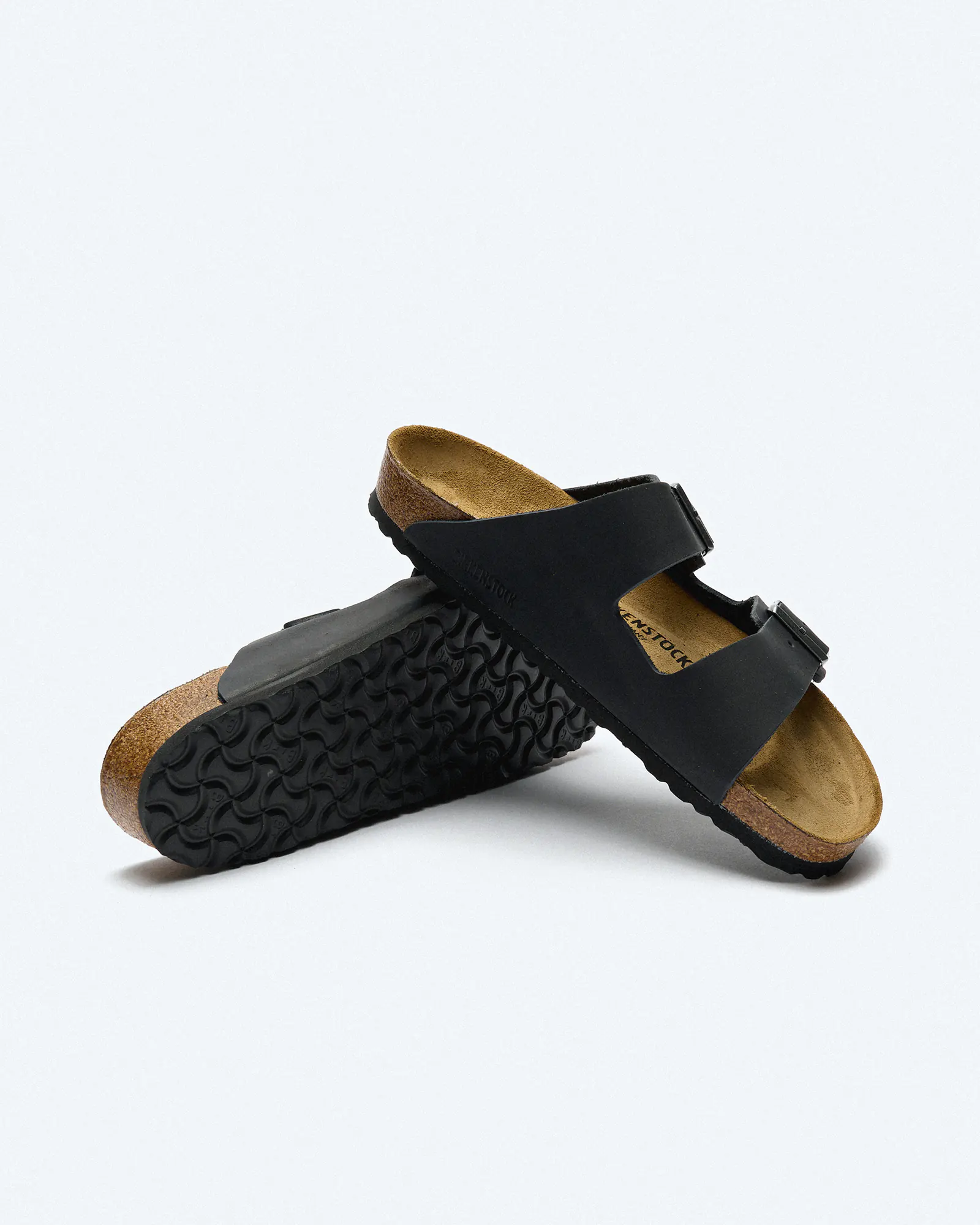 Birkenstock Arizona Oiled Leather Sandals Black