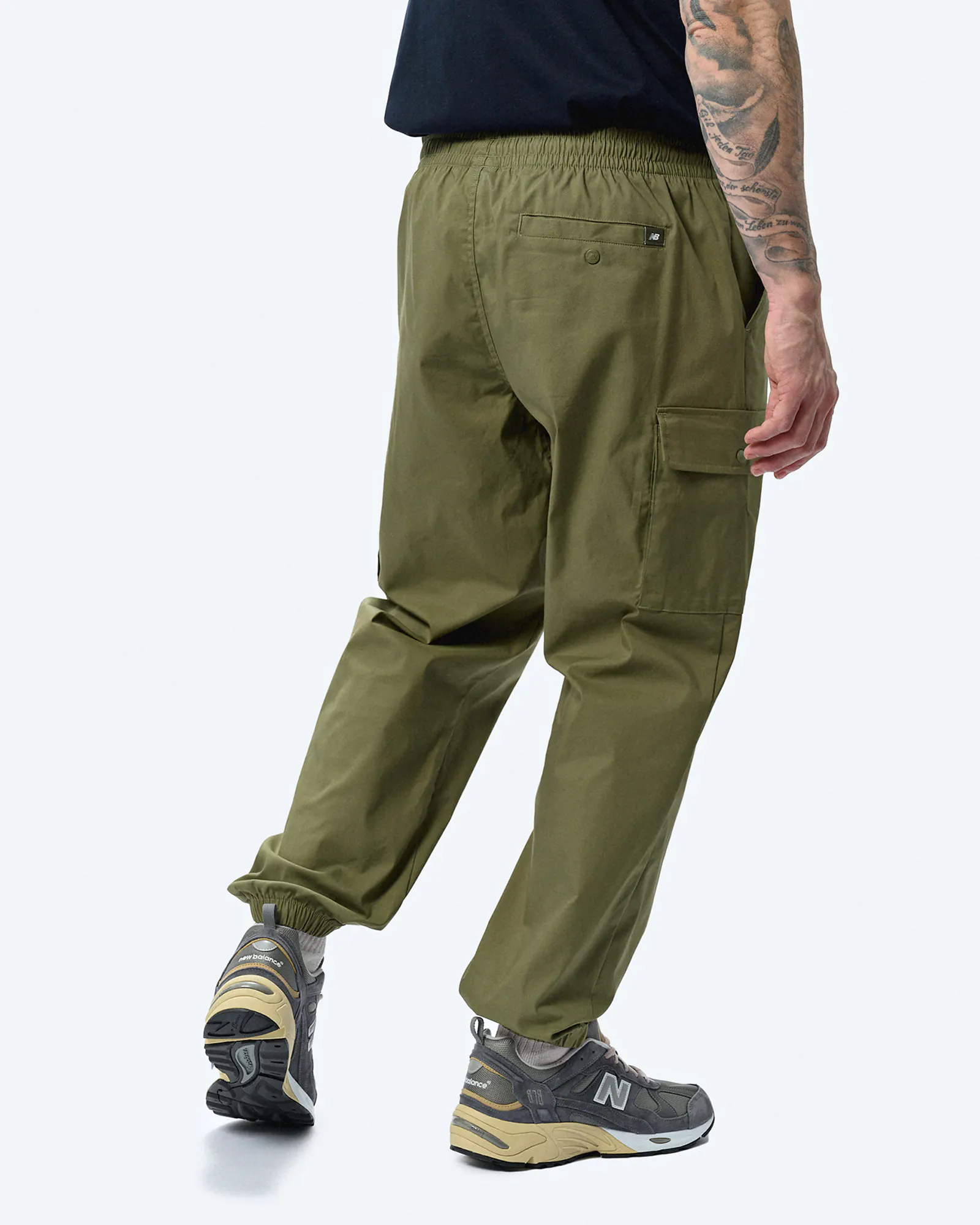 New Balance Twill Cargo Jogger Dark Olive New Balance Twill Cargo Jogger Dark Olive