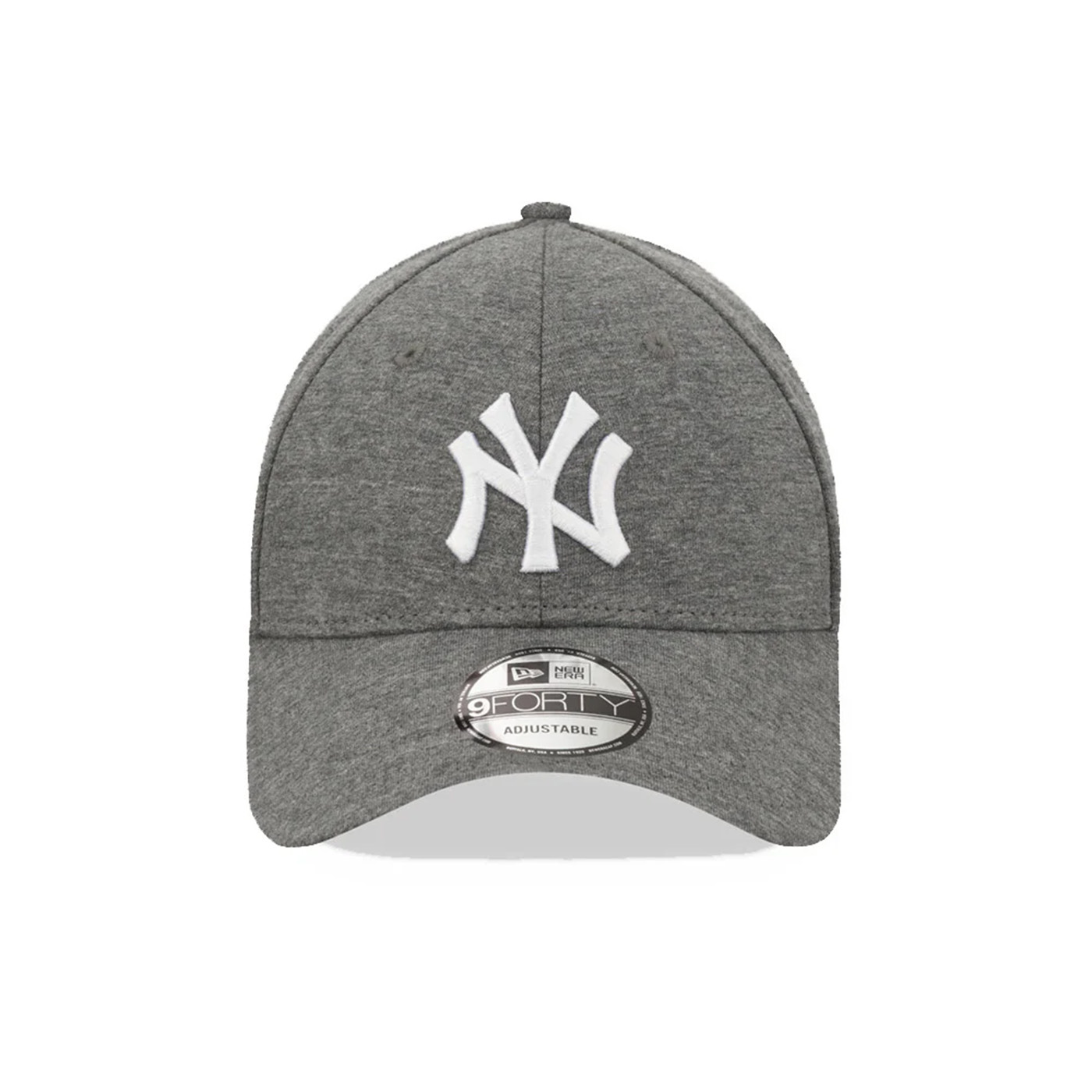 New Era MLB NY Yankees 9Forty Strapback Cap Heather Grey/White