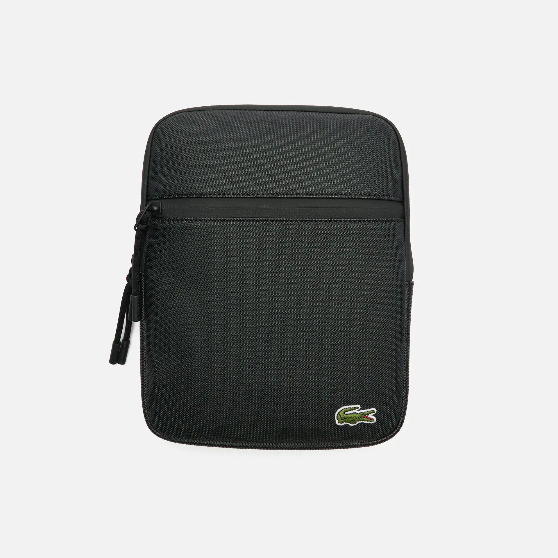 Black lacoste man bag sales