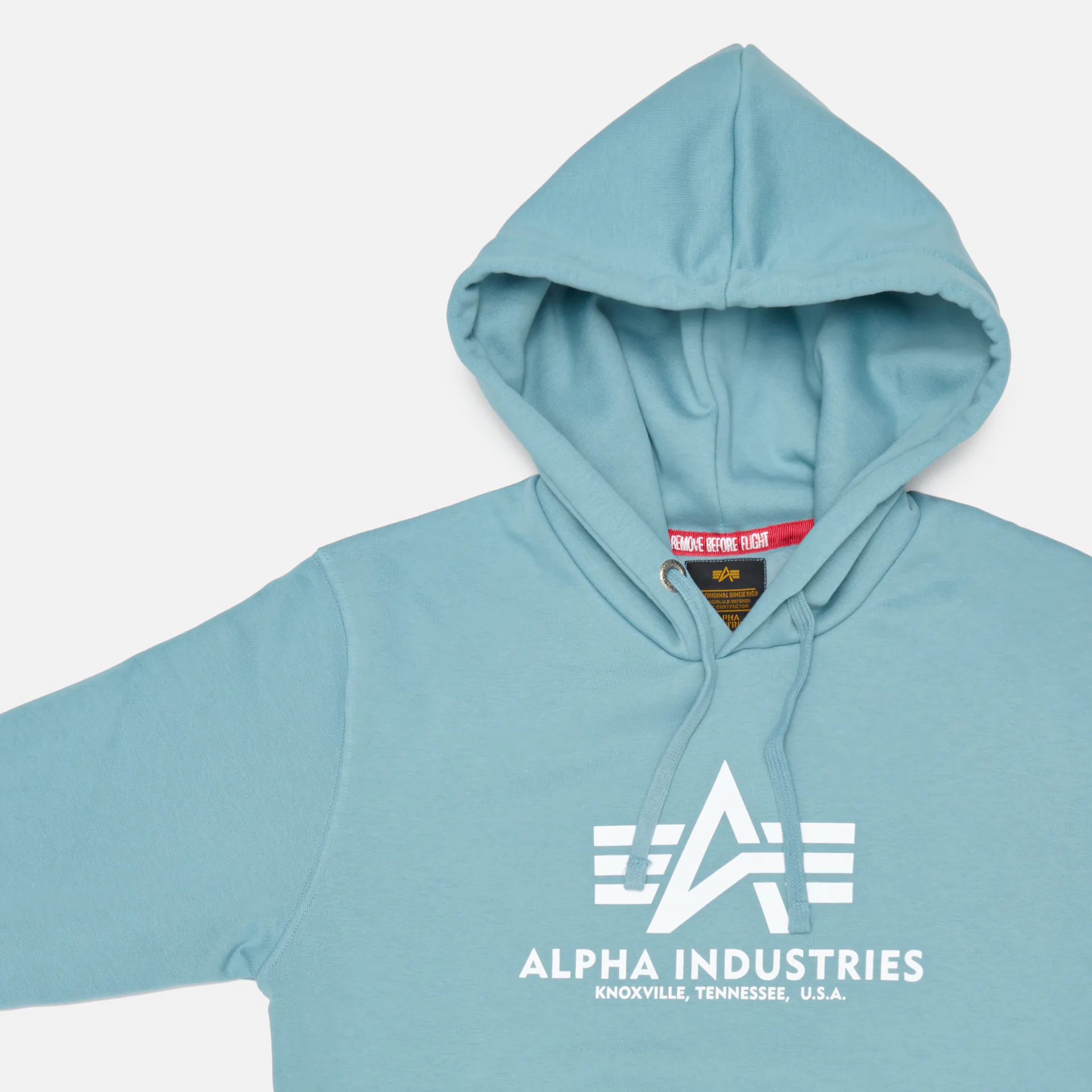 Alpha Industries Basic Hoody Grey Blue