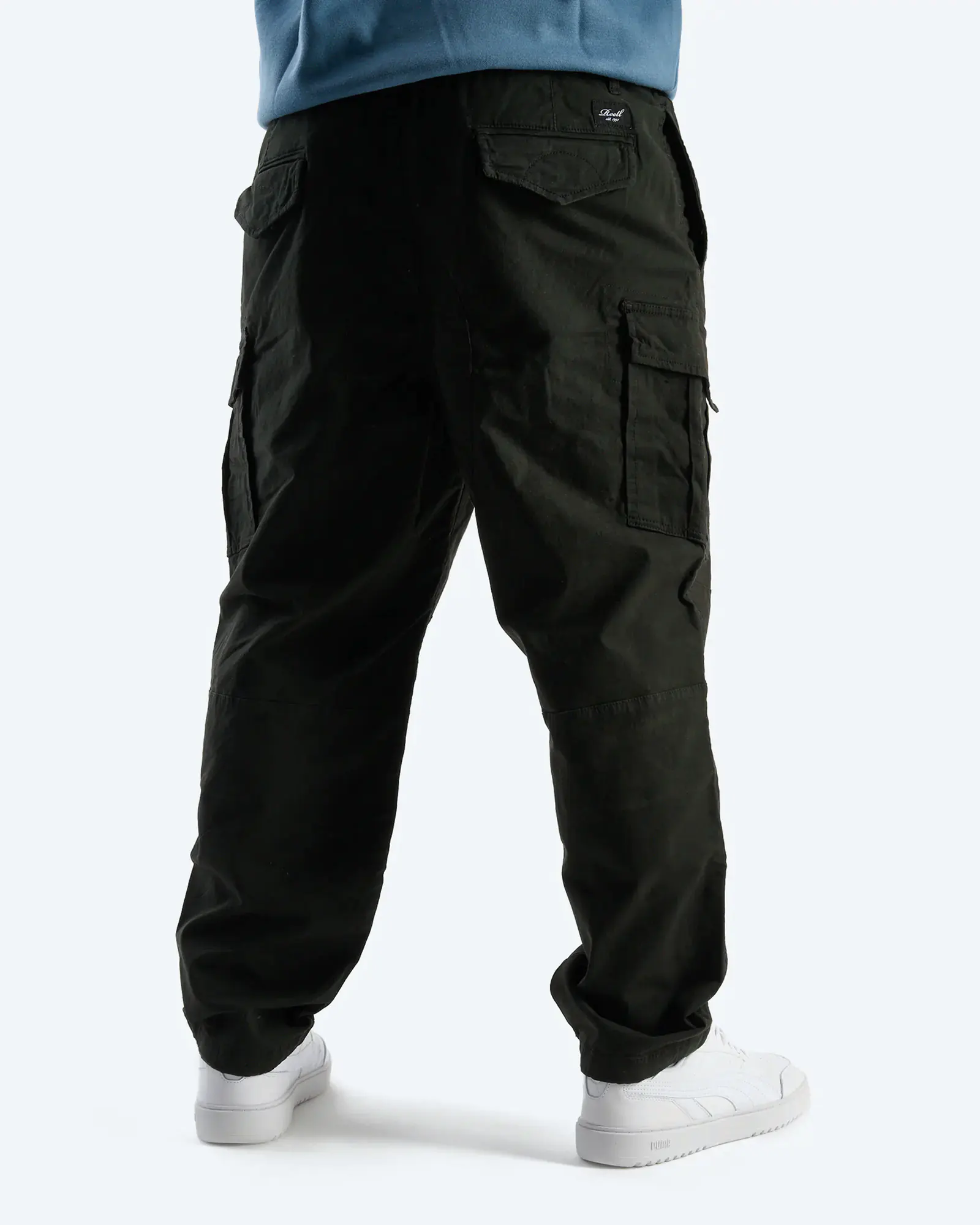Reell Jeans Uomo Pantaloni Cargo Reflex Easy - Morbido Twill, Vestibilità Conica, Cordino In Vita