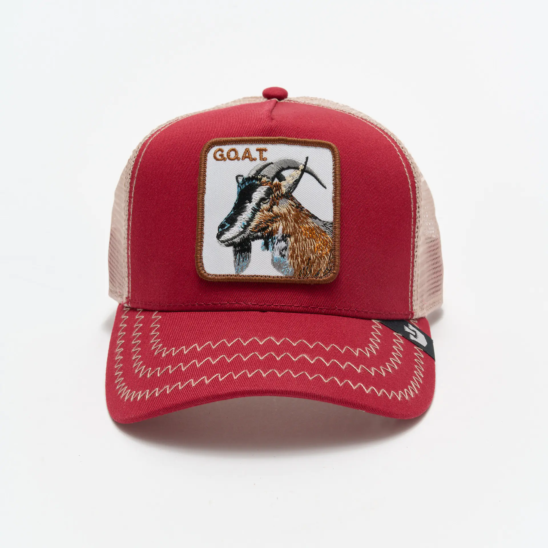 Goorin Bros The GOAT Baseball Trucker Cap Red
