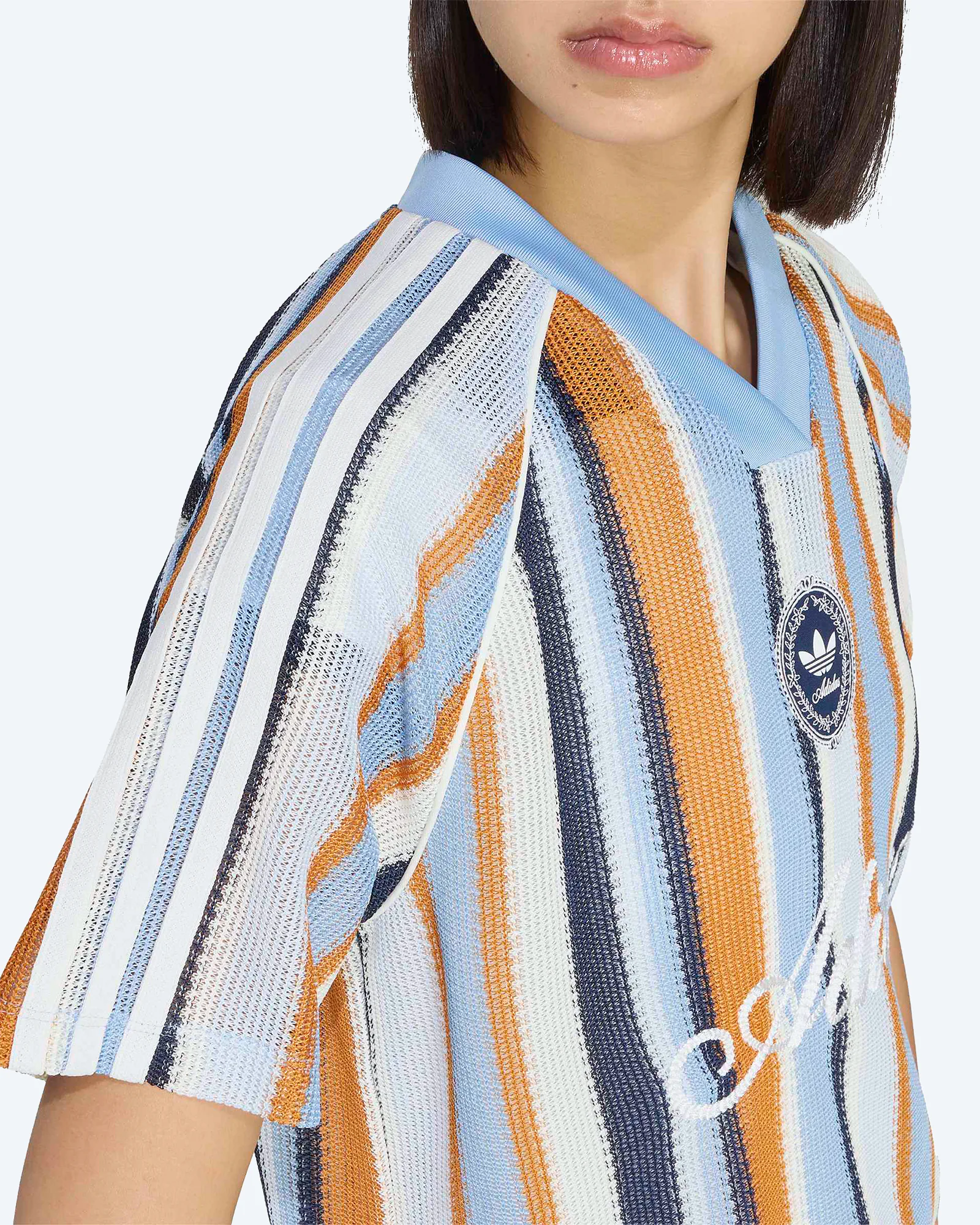 Summer Glow Knitted Oversize Jersey Ashblue/Ashblue
