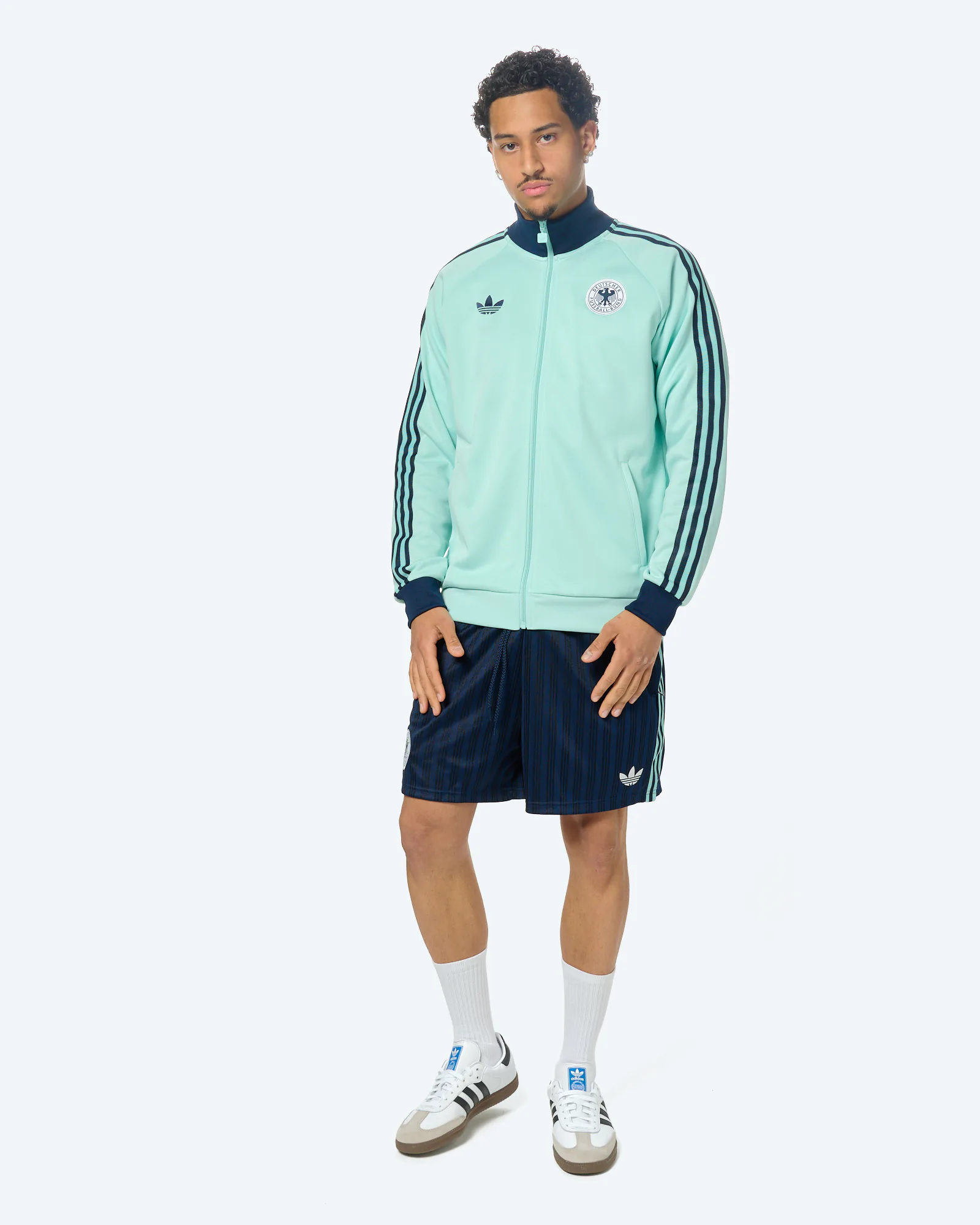 adidas DFB OG Track Jacket Sea Blue/Aqua