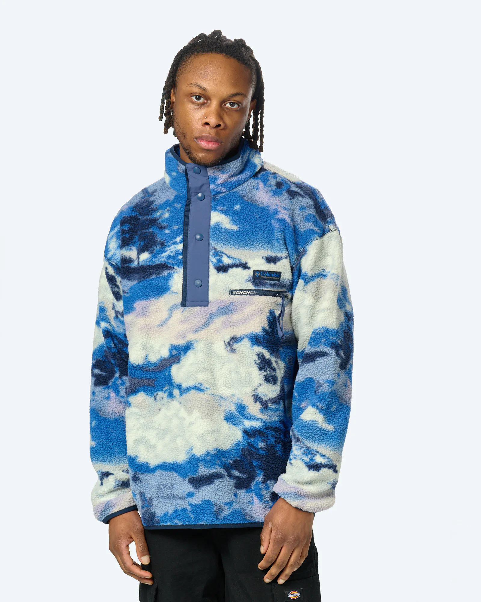 Columbia Helvetia™ II Printed Half Snap Fleece Collegiate Navy