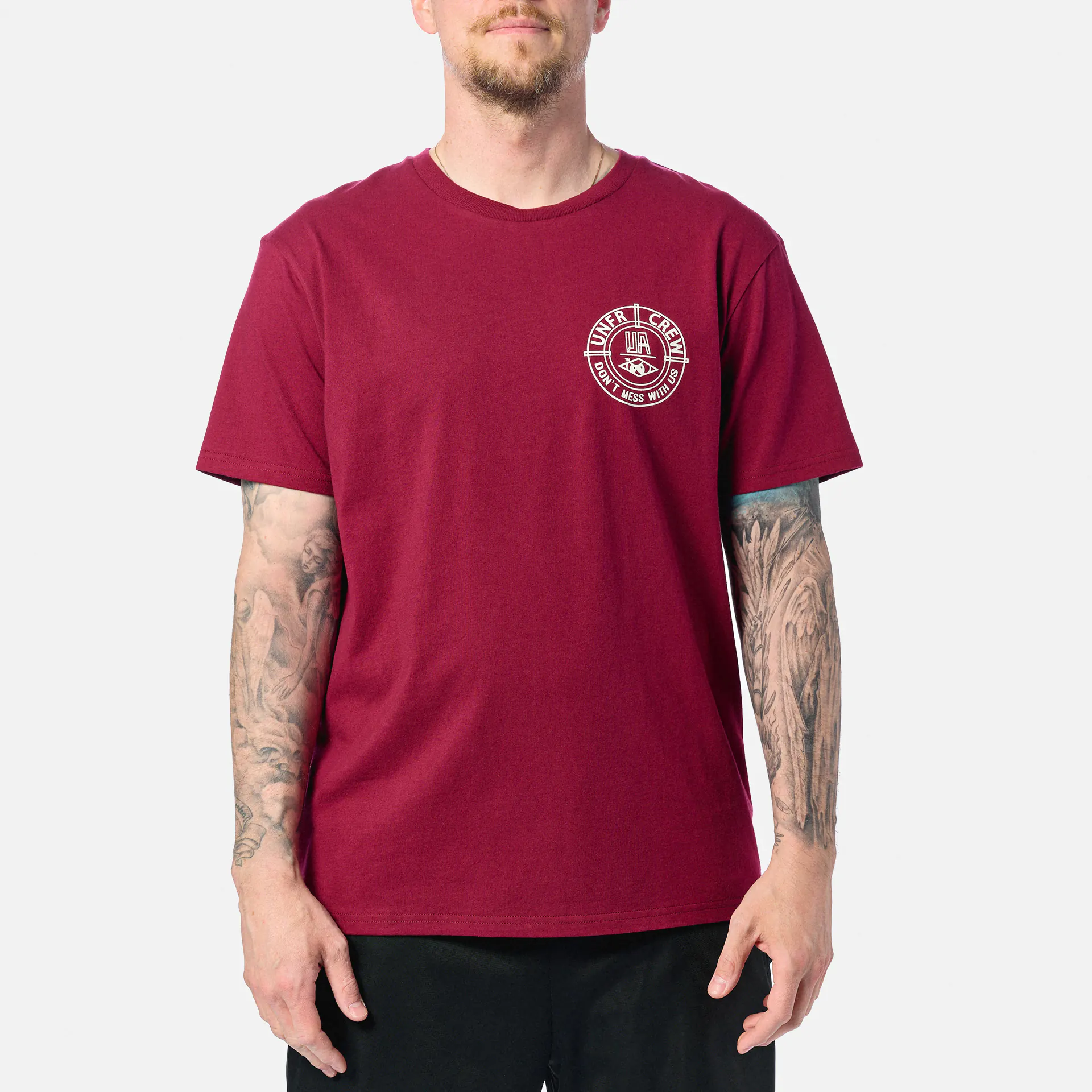 Unfair Athletics DMWU BP T-Shirt Burgundy
