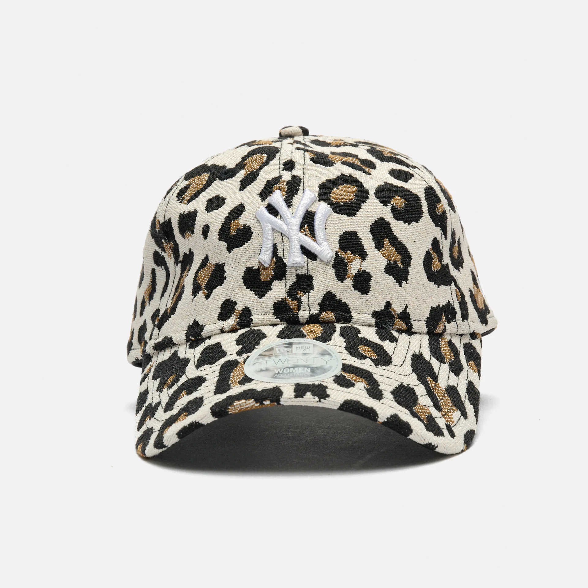 New Era Female Jacquard Leo 9Forty NY Yankees Strapback Cap Black/White