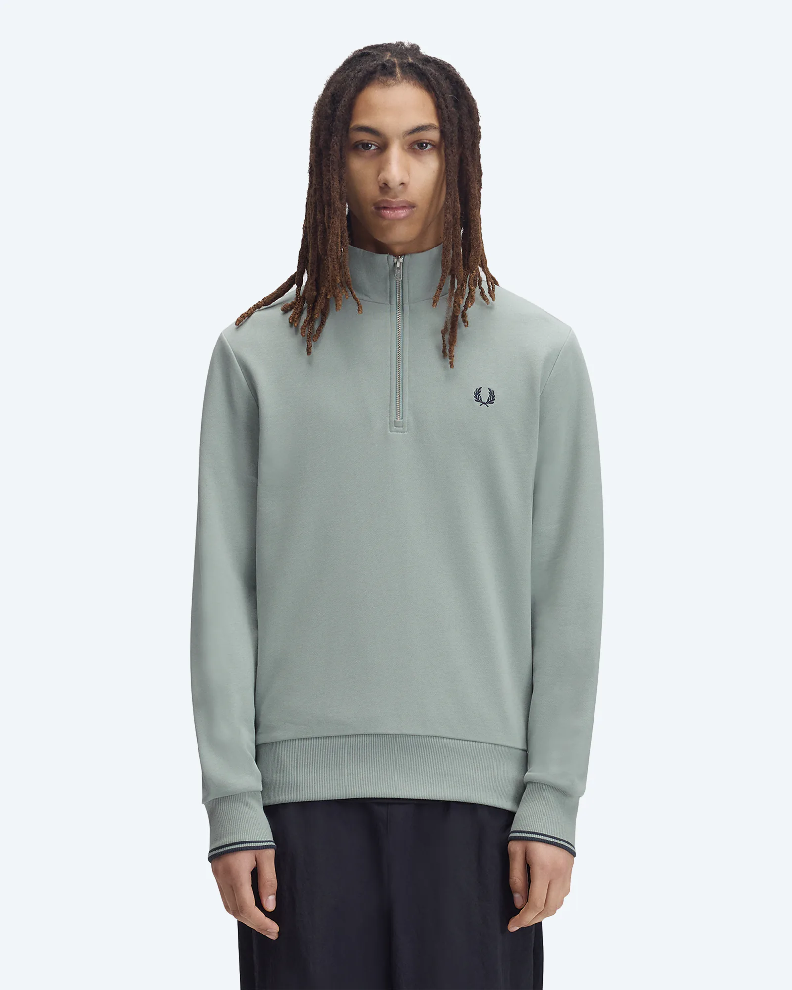 Half Zip Sweatshirt Silverblue/Dark Airforce/Dark Airforce